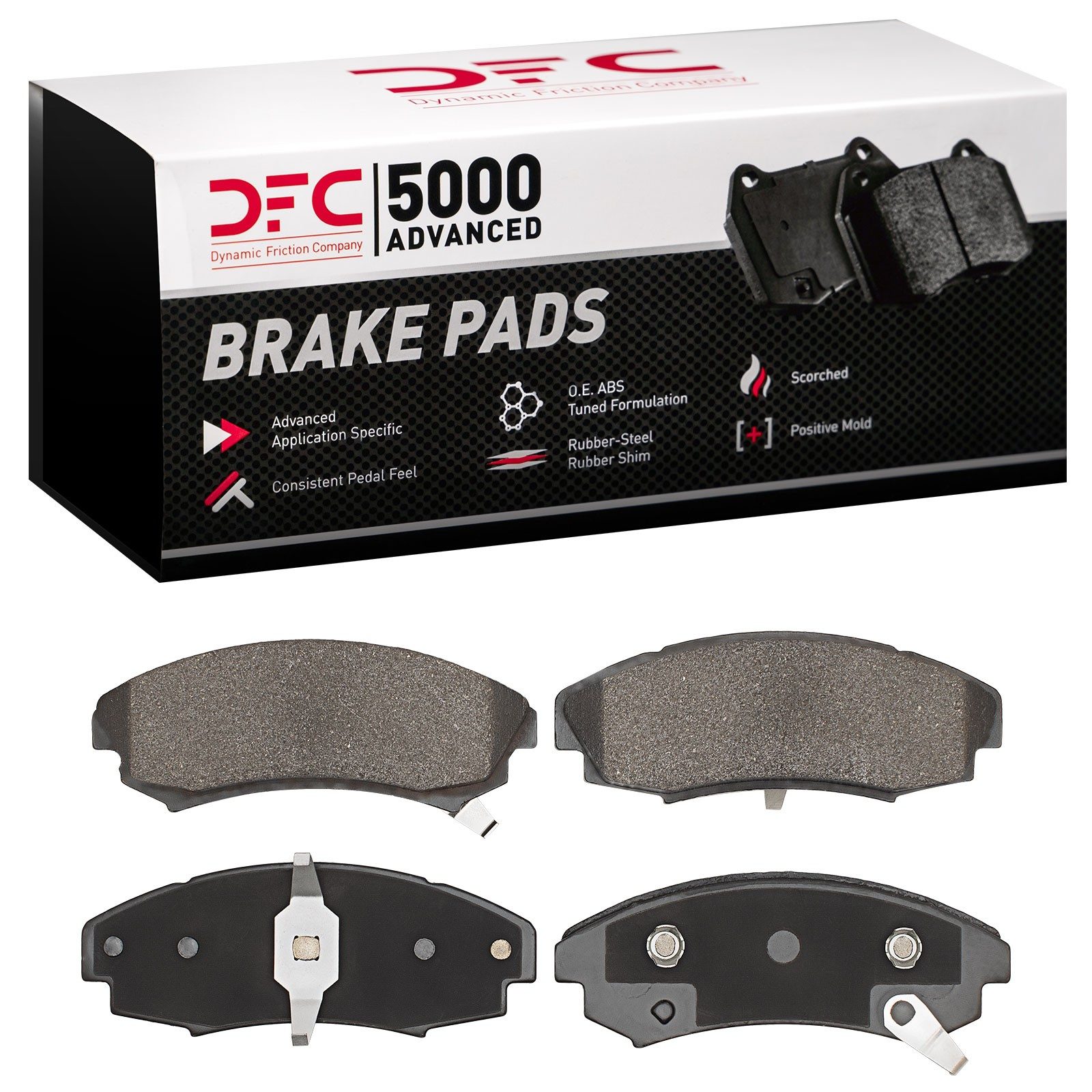 DFC Front 5000 Advanced Semi-Metallic Brake Pads (4 Pads) — image 2