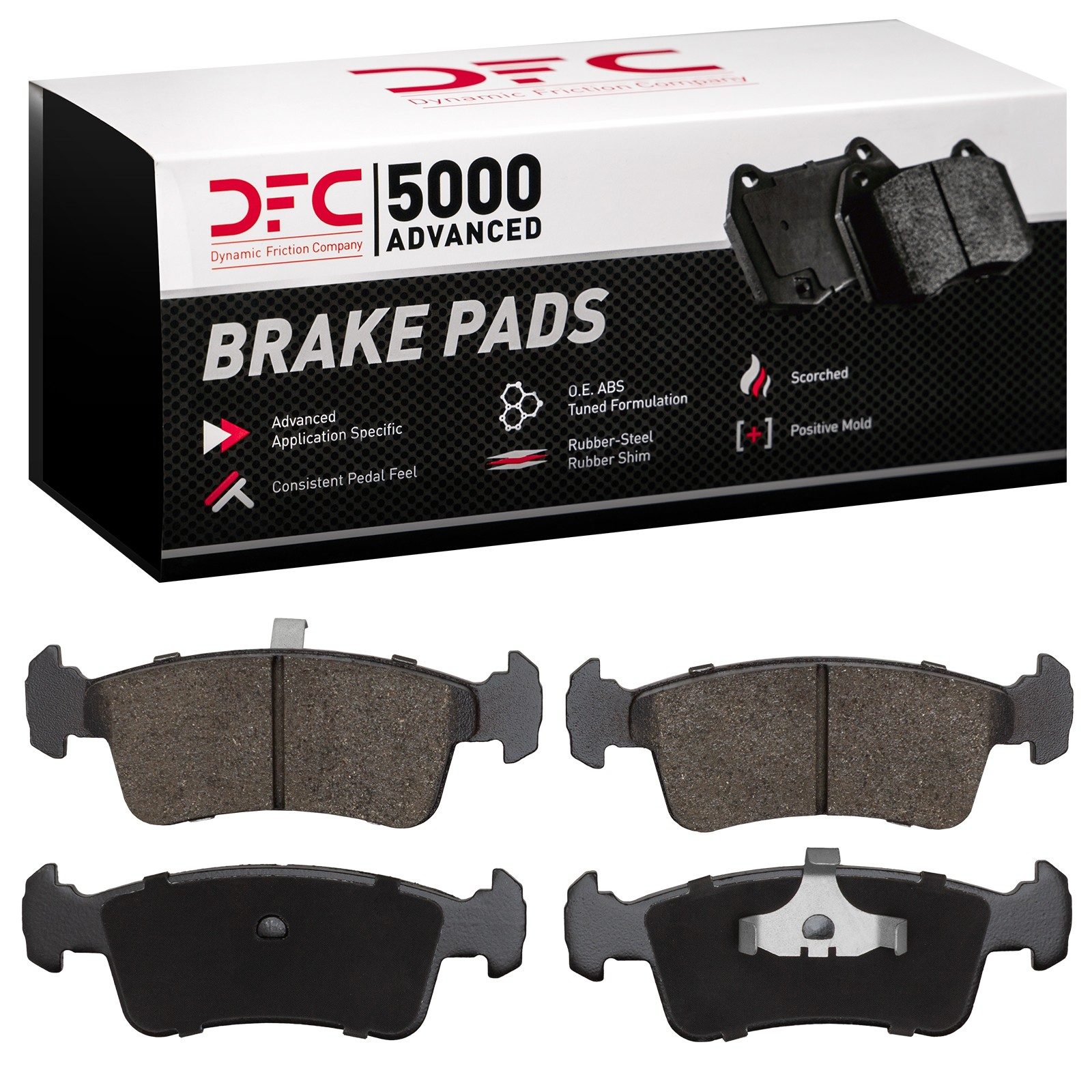 DFC 5000 Advanced Semi-Metallic Brake Pads (4 Pads) — image 2