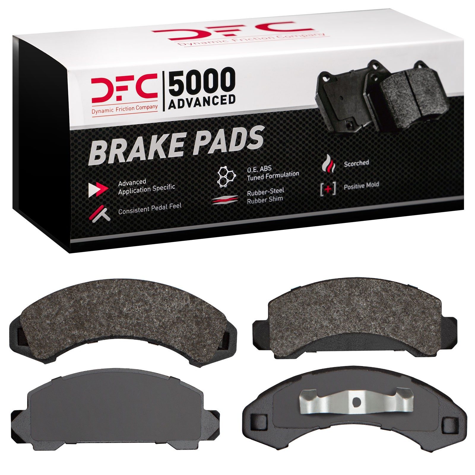 DFC 5000 Advanced Semi-Metallic Brake Pads (4 Pads) — image 2