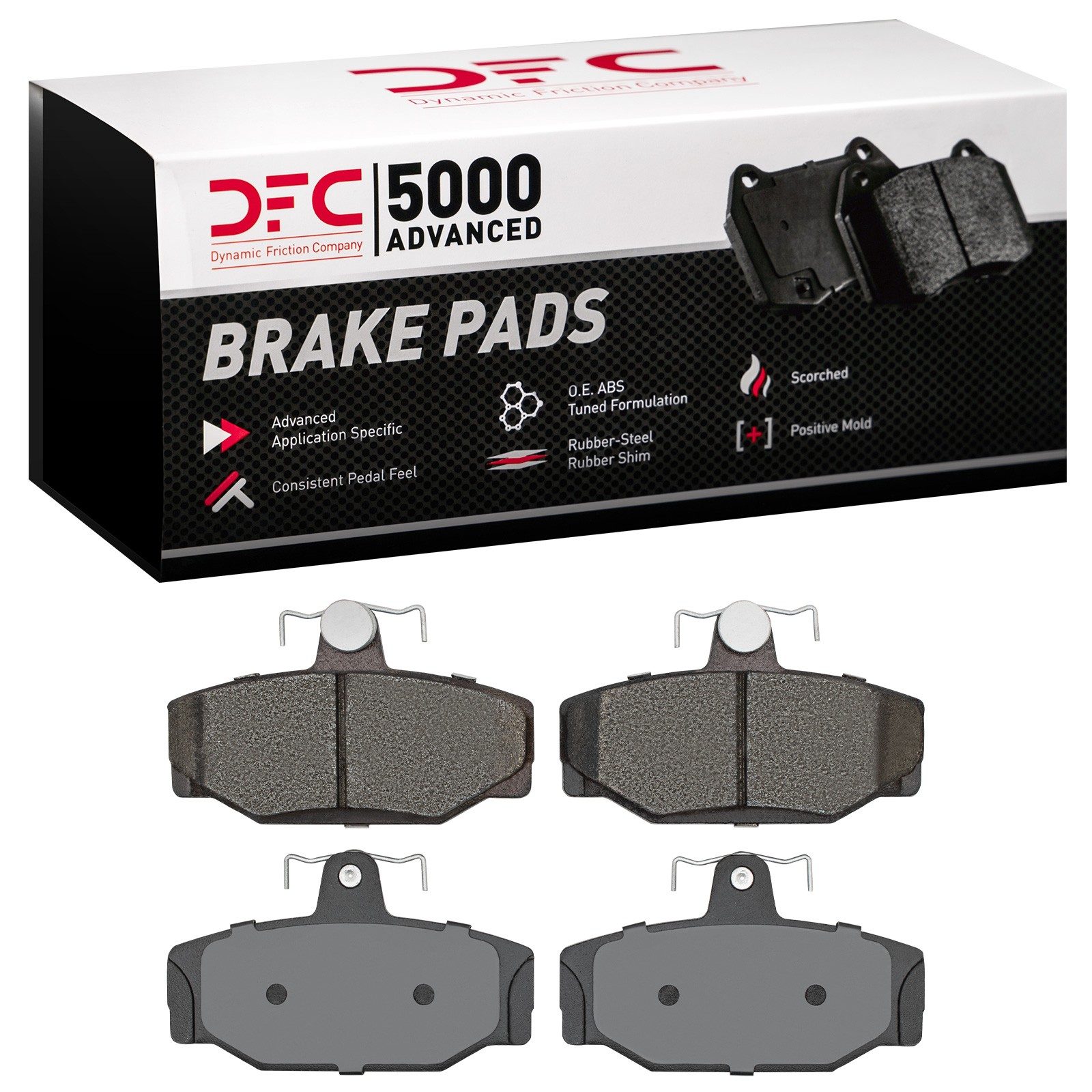 DFC 5000 Advanced Low-Metallic Brake Pads (4 Pads) — image 2