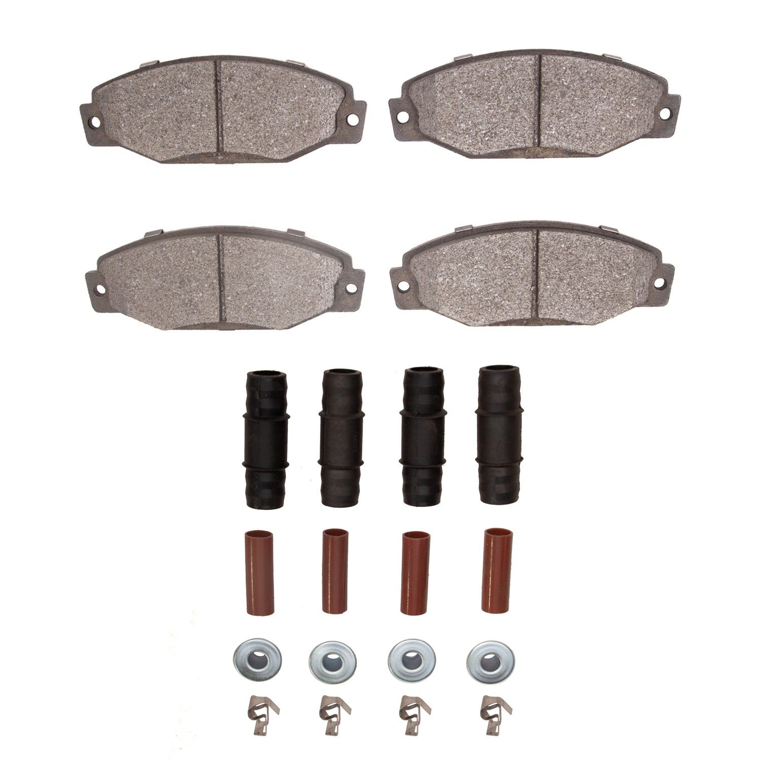 Dynamic Friction 5000 Advance Brake Pads With Hardware - 1551-0393-01