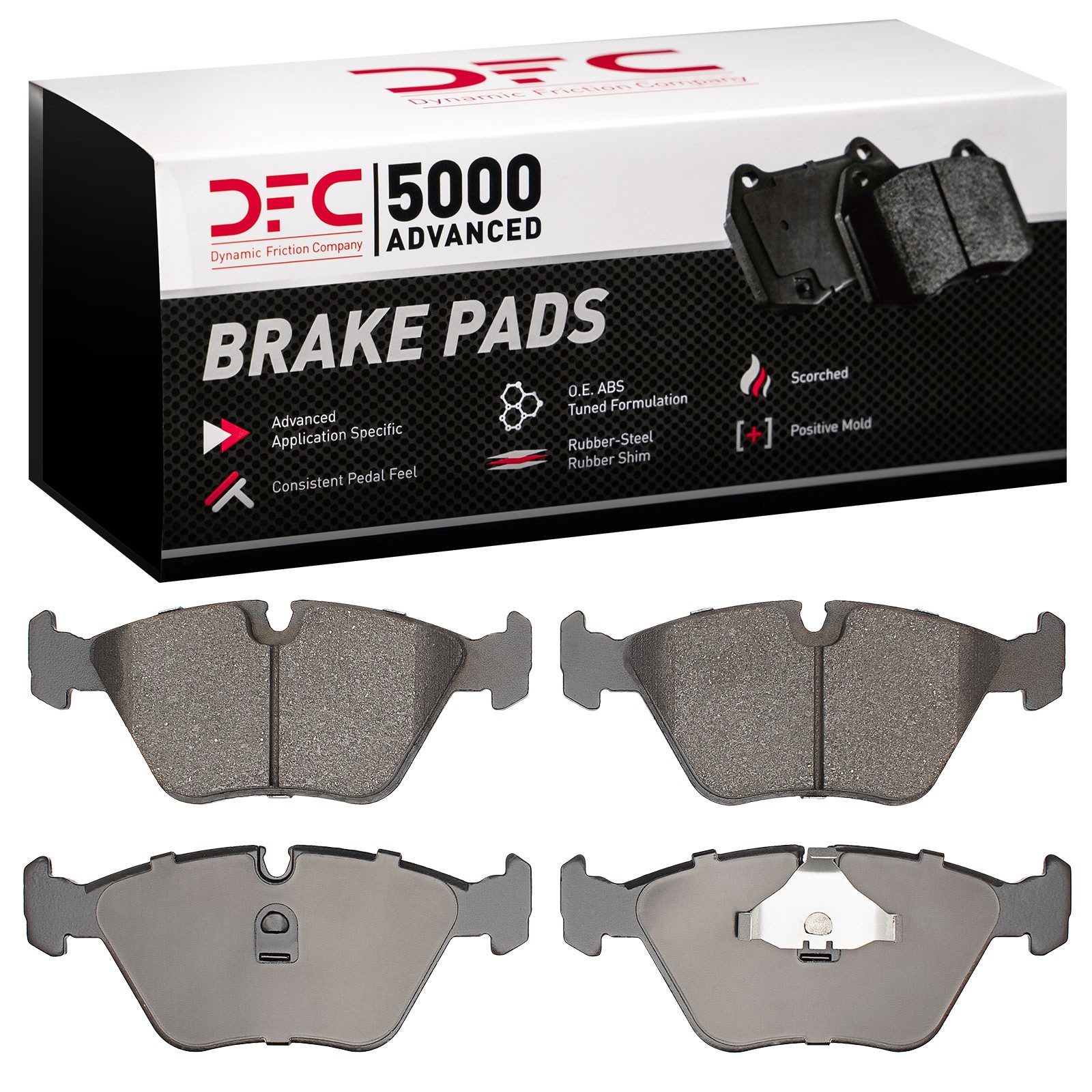 DFC Front 5000 Advanced Low-Metallic Brake Pads (4 Pads) — image 3