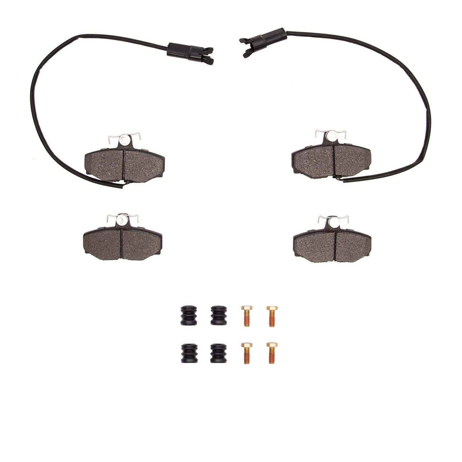 Dynamic Friction 5000 Advance Brake Pads With Hardware - 1551-0408-11
