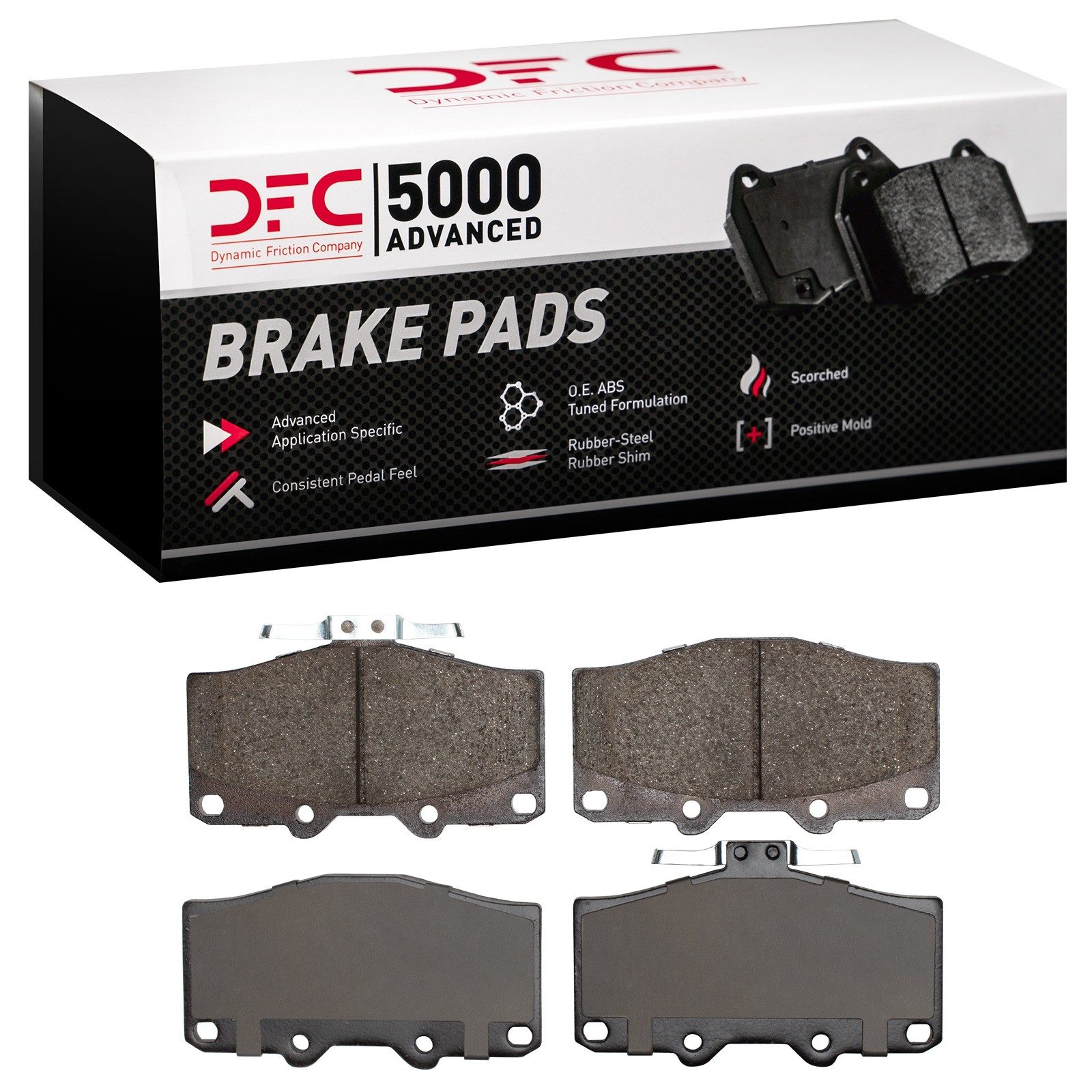 DFC 5000 Advanced Ceramic Brake Pads (4 Pads) — image 2