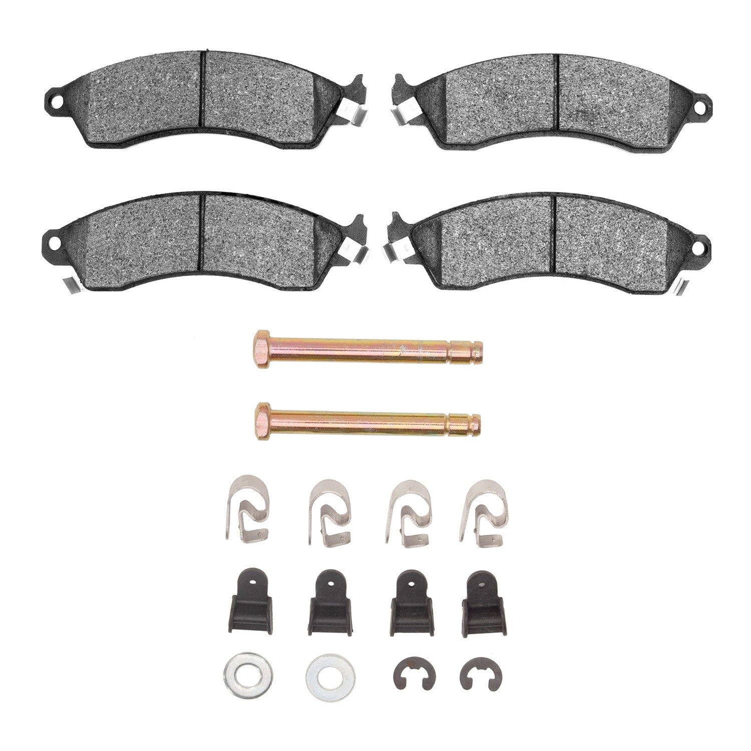 DFC Front 5000 Advanced Semi-Metallic Brake Pads (4 Pads)