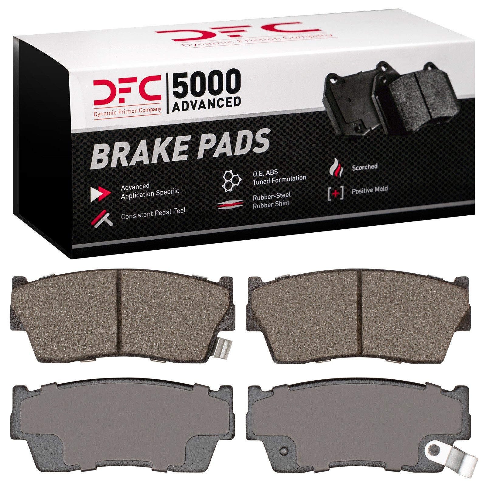 DFC Front 5000 Advanced Ceramic Brake Pads (4 Pads) — image 2