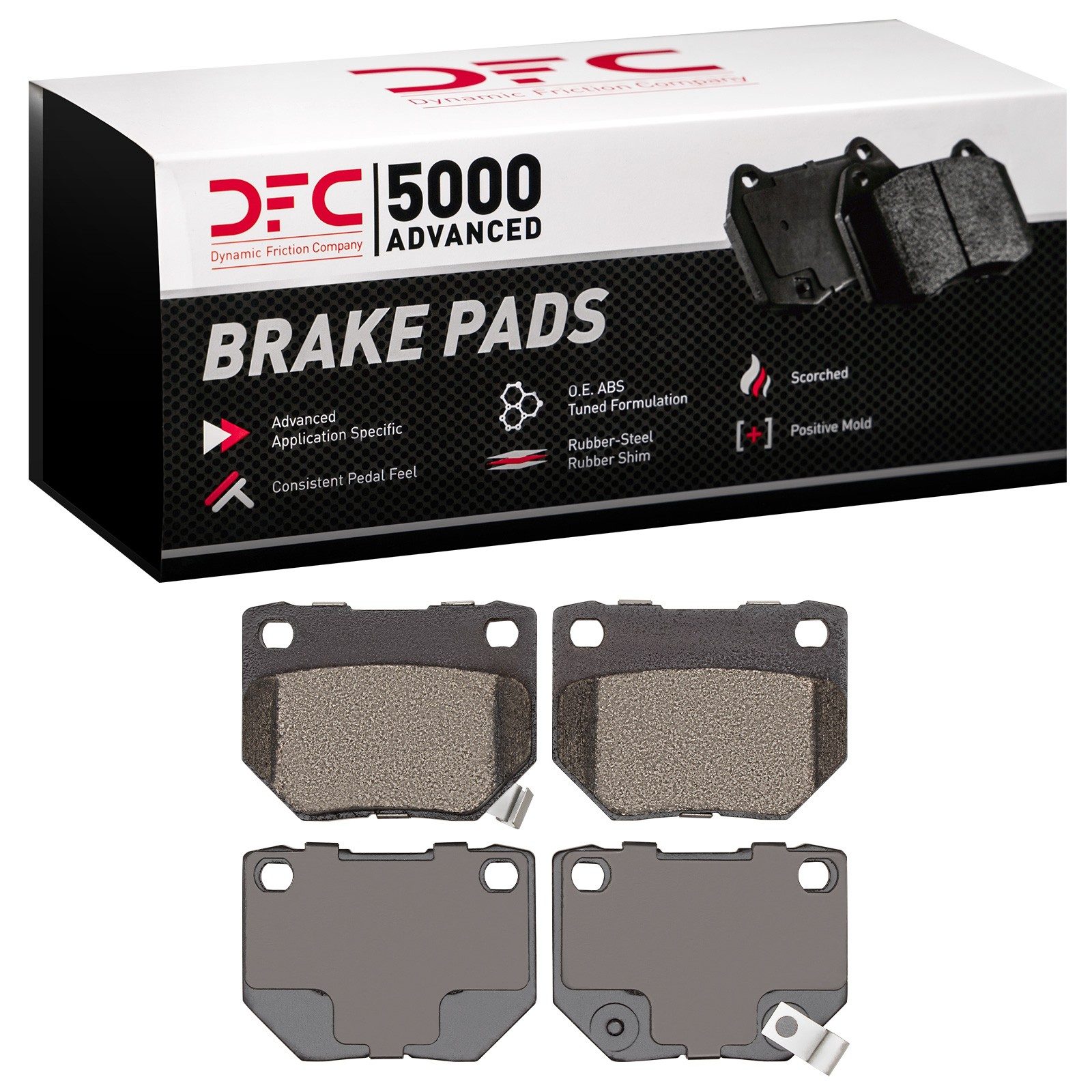 Dynamic Friction 5000 Advanced Brake Pads Without Hardware - 1551-0461-10 — image 3