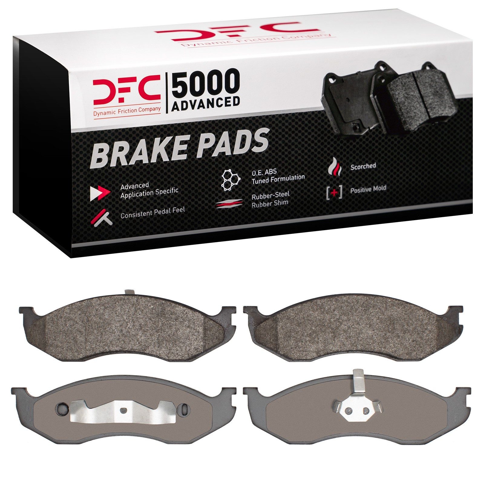 Dynamic Friction 5000 Advanced Brake Pads Without Hardware - 1551-0477-00 — image 2