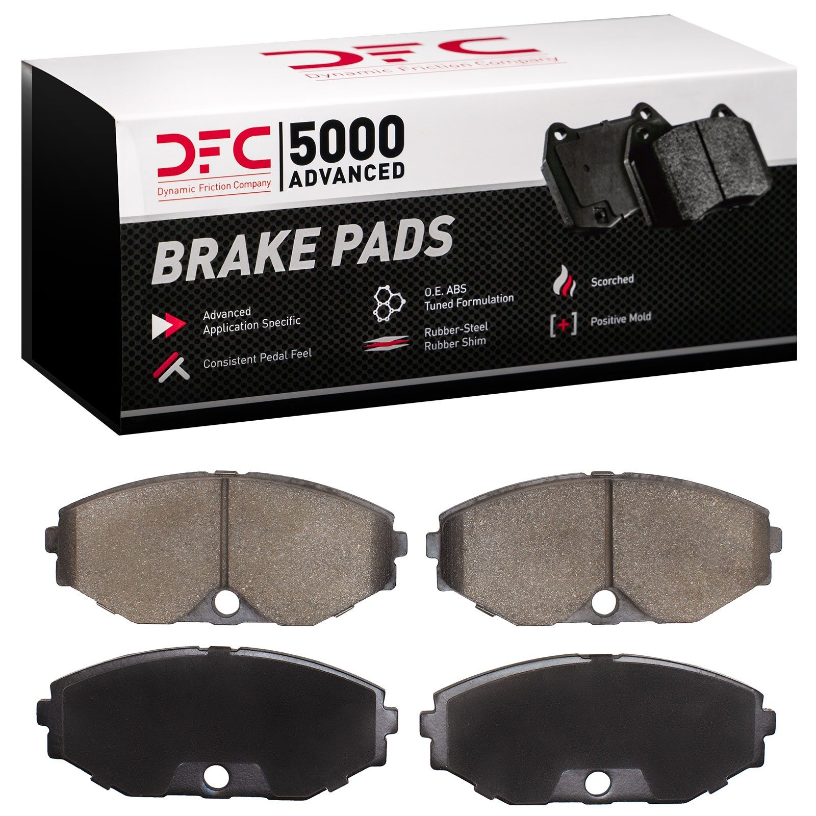 Dynamic Friction 5000 Advanced Brake Pads Without Hardware - 1551-0486-00 — image 2