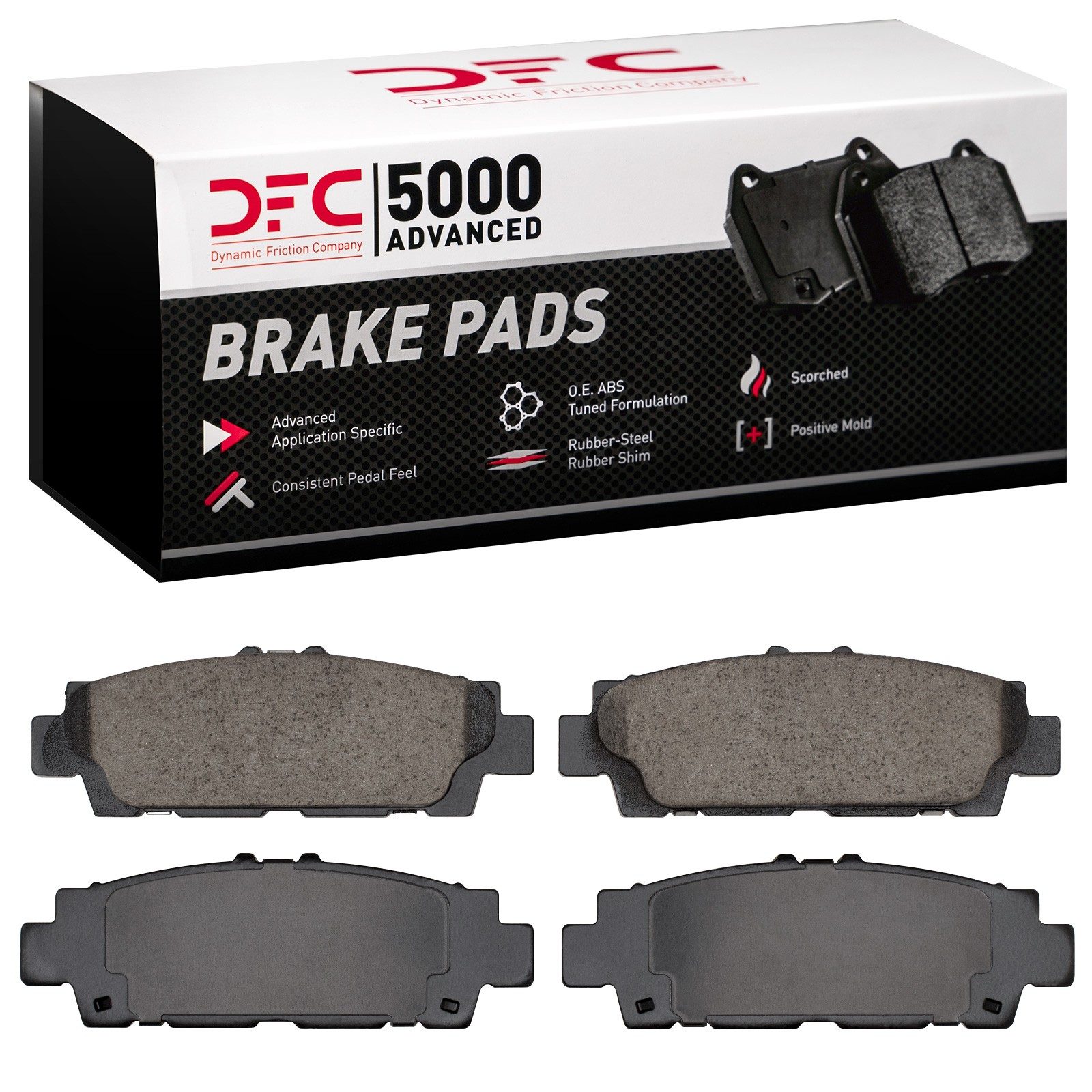 Dynamic Friction 5000 Advanced Brake Pads Without Hardware - 1551-0488-00 — image 2