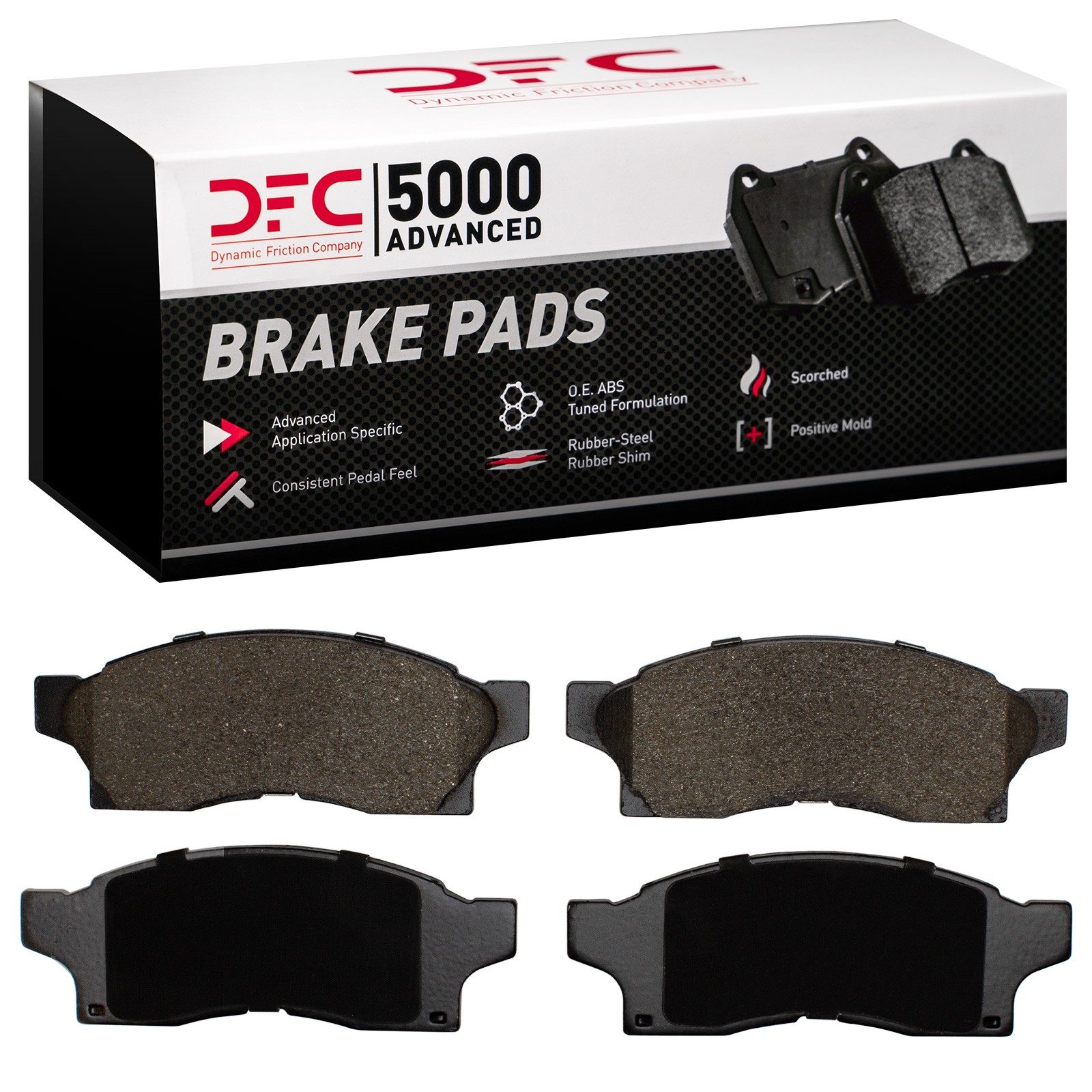 Dynamic Friction 5000 Advanced Brake Pads Without Hardware - 1551-0489-00 — image 2