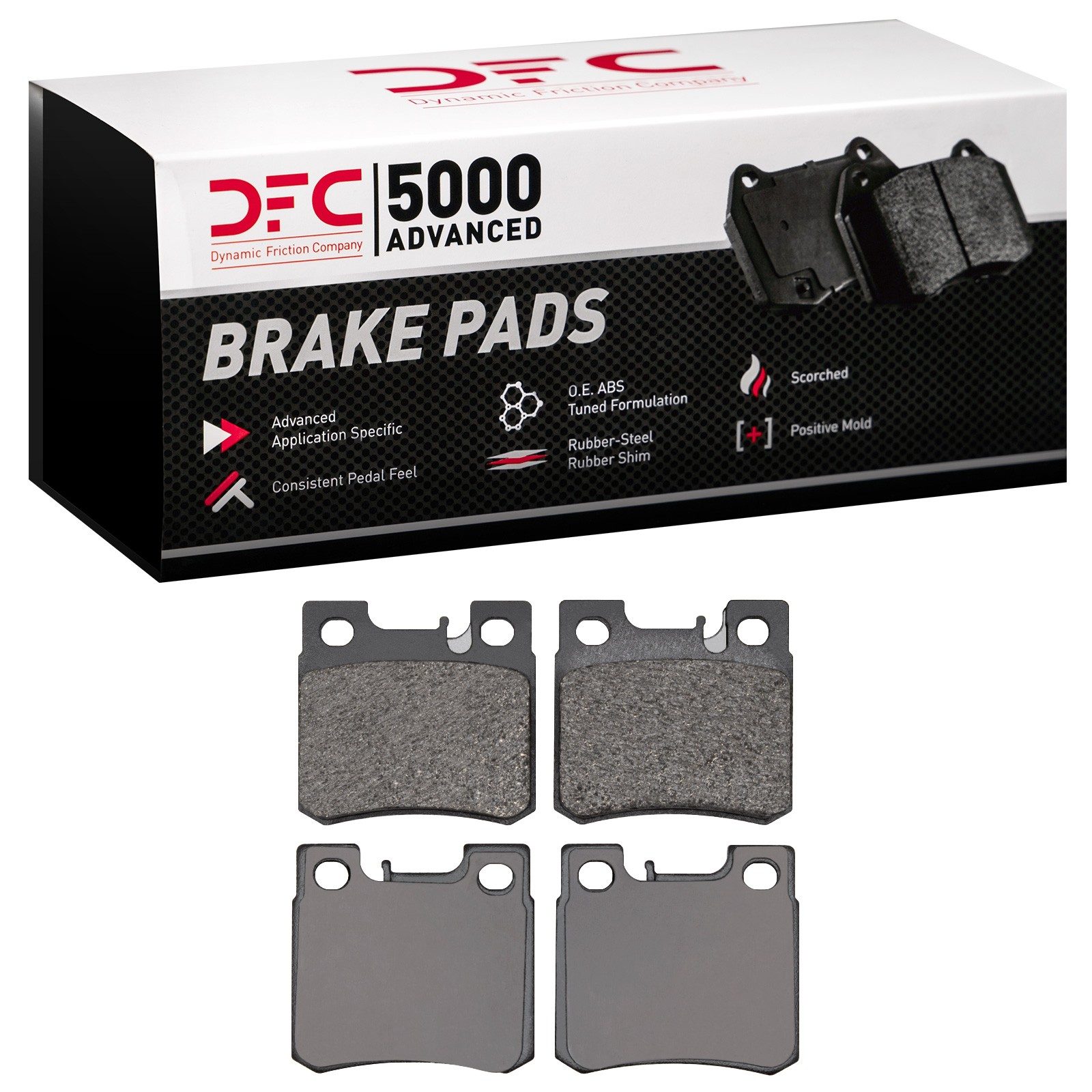 DFC 5000 Advanced Low-Metallic Brake Pads (4 Pads) — image 2