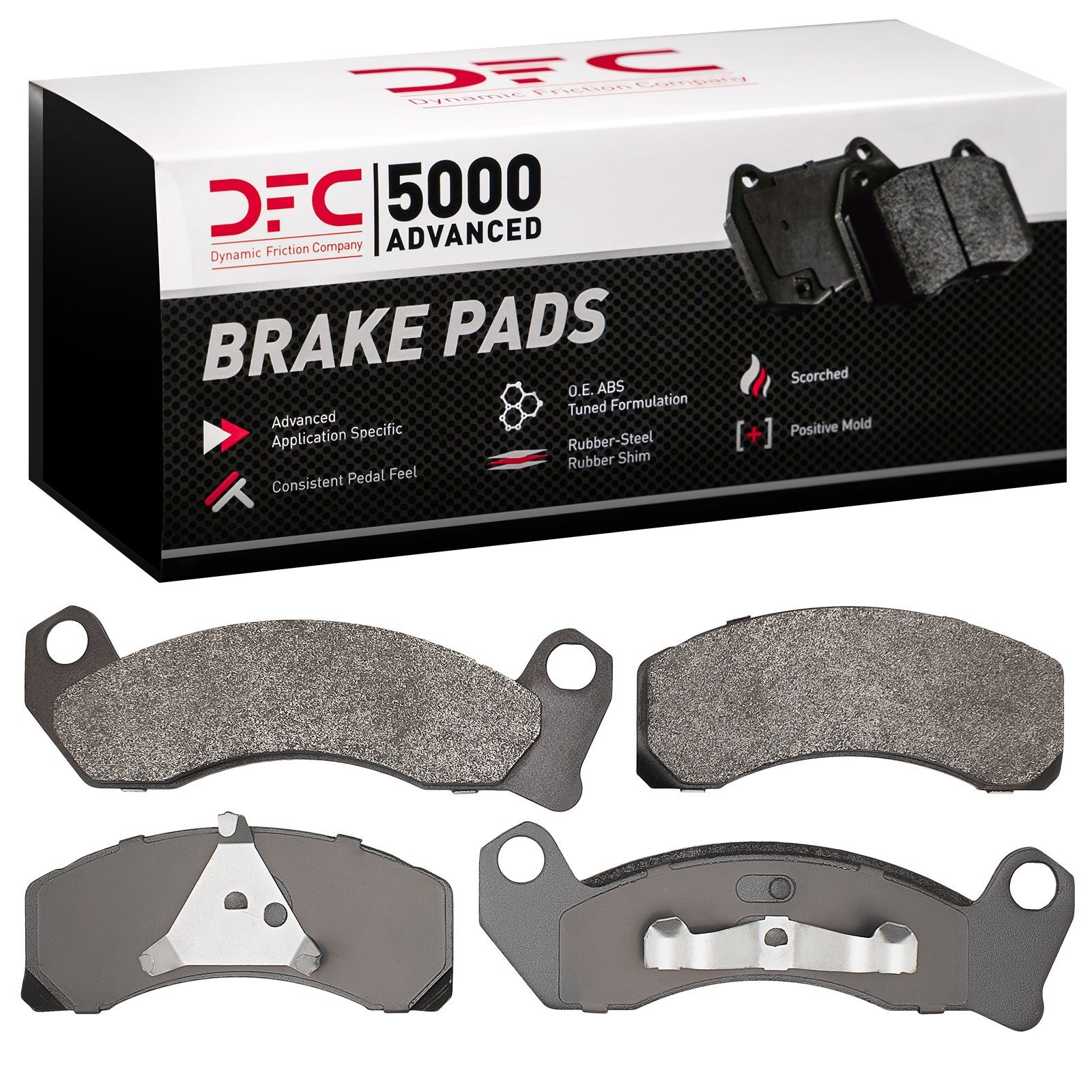 Dynamic Friction 5000 Advanced Brake Pads Without Hardware - 1551-0499-00 — image 2