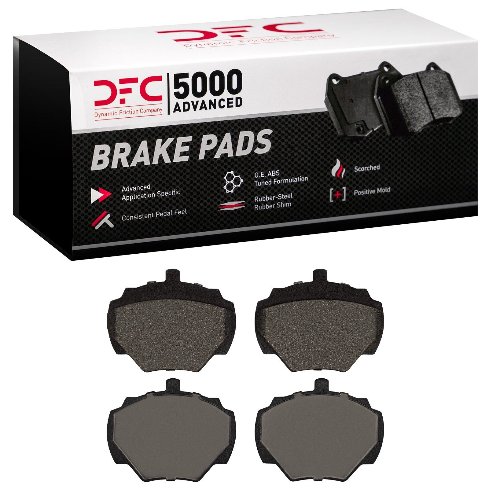 Dynamic Friction 5000 Advanced Brake Pads Without Hardware - 1551-0518-10 — image 2