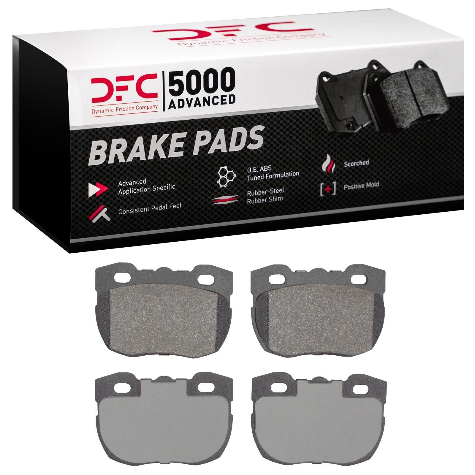 DFC 5000 Advanced Low-Metallic Brake Pads (4 Pads) — image 2