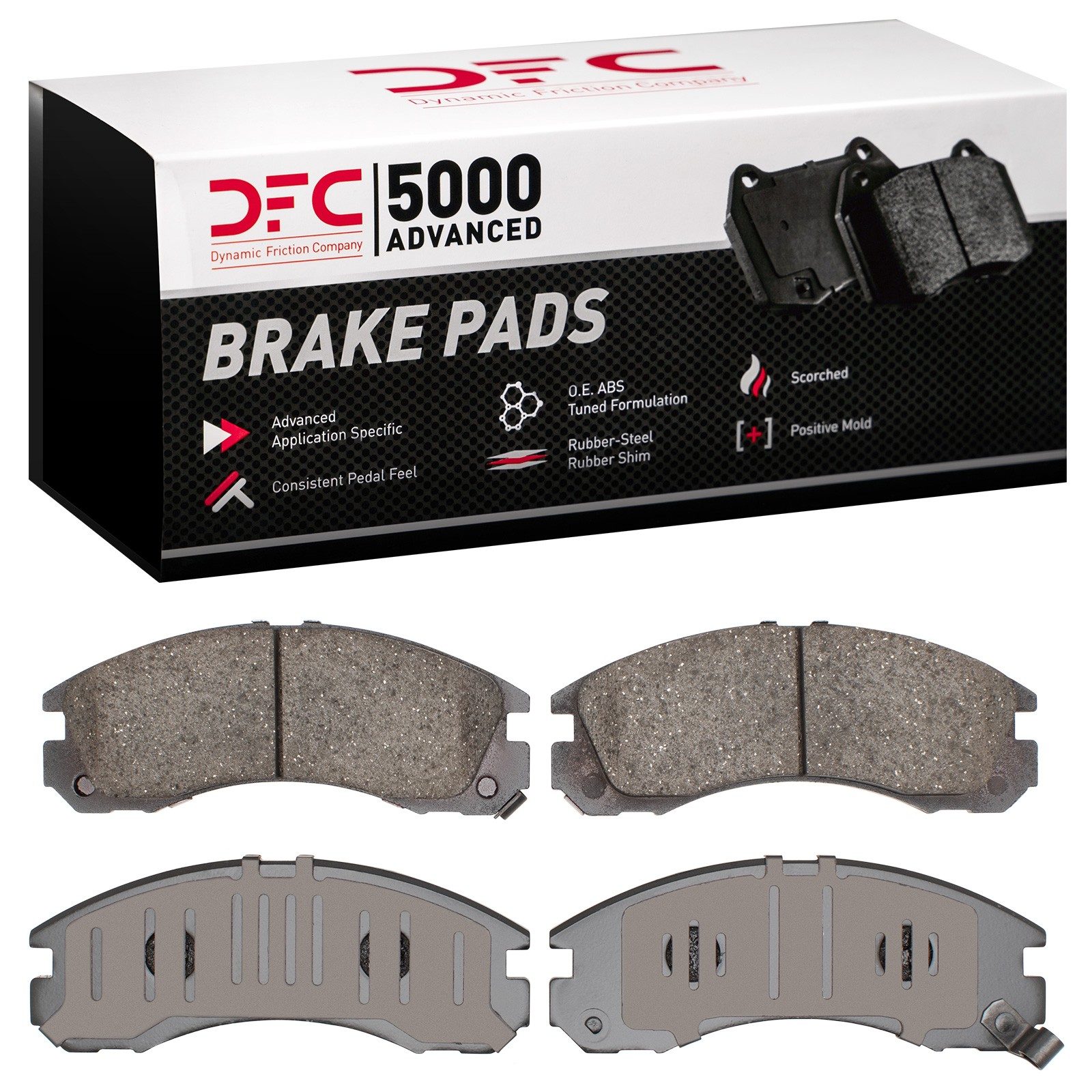 DFC 5000 Advanced Ceramic Brake Pads (4 Pads) — image 2