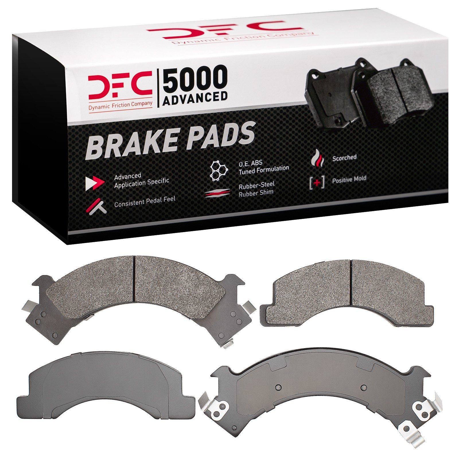 DFC Front 5000 Advanced Semi-Metallic Brake Pads (4 Pads) — image 2