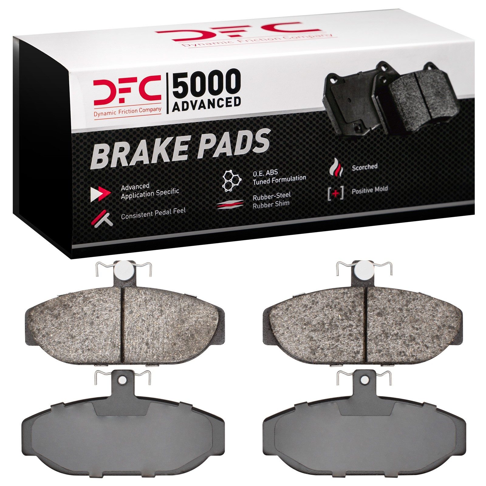 DFC 5000 Advanced Low-Metallic Brake Pads (4 Pads) — image 2