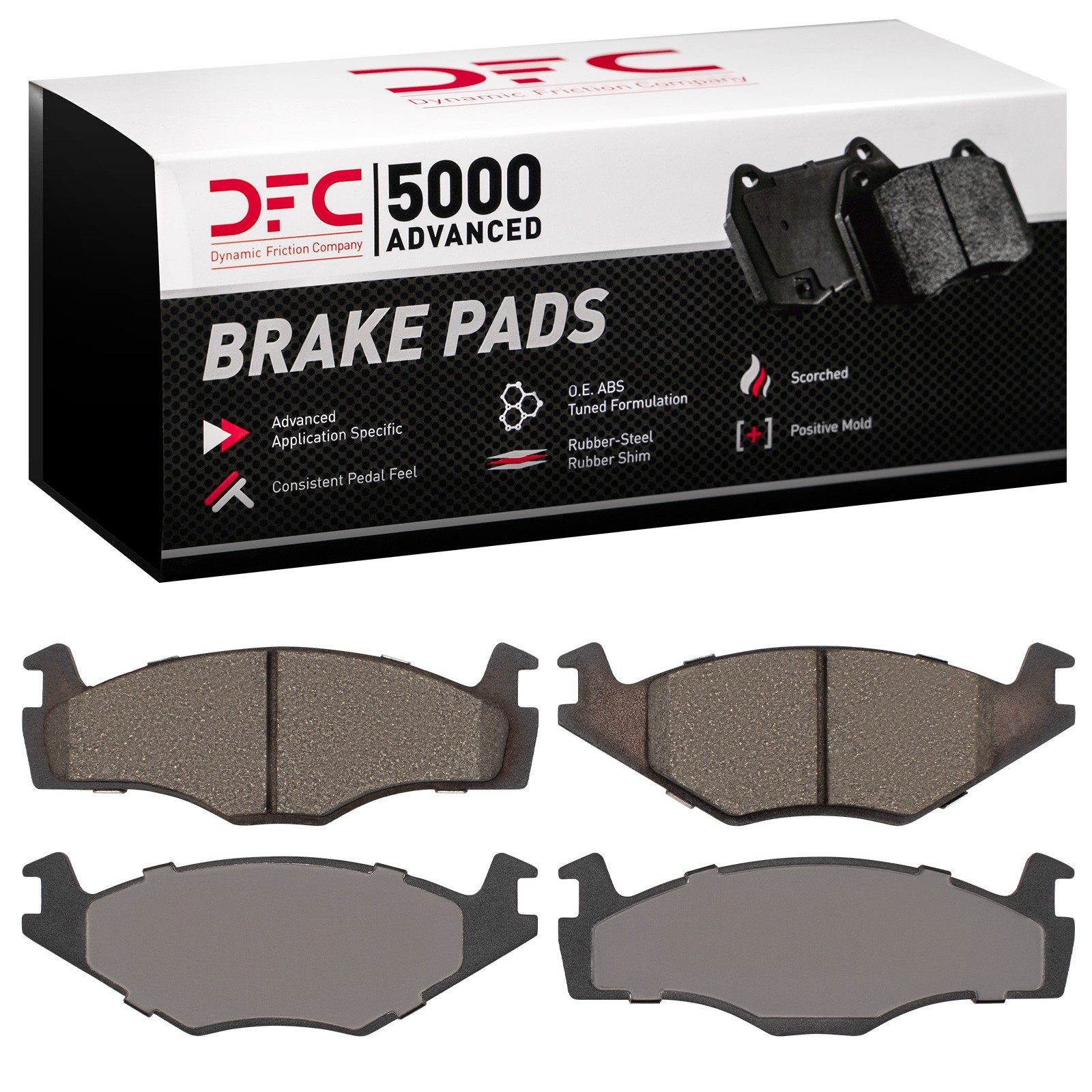 DFC 5000 Advanced Low-Metallic Brake Pads (4 Pads) — image 2