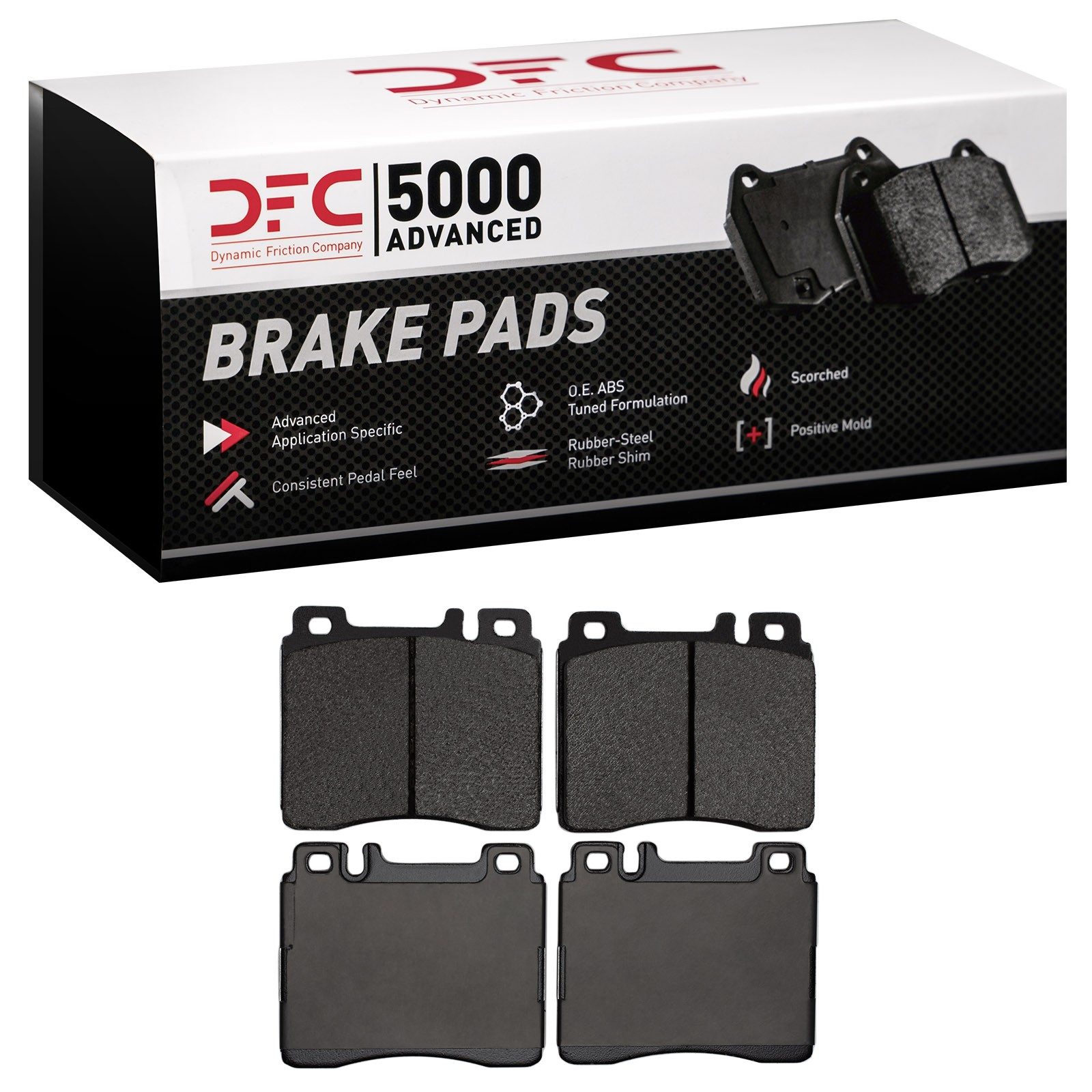 DFC 5000 Advanced Low-Metallic Brake Pads (4 Pads) — image 2