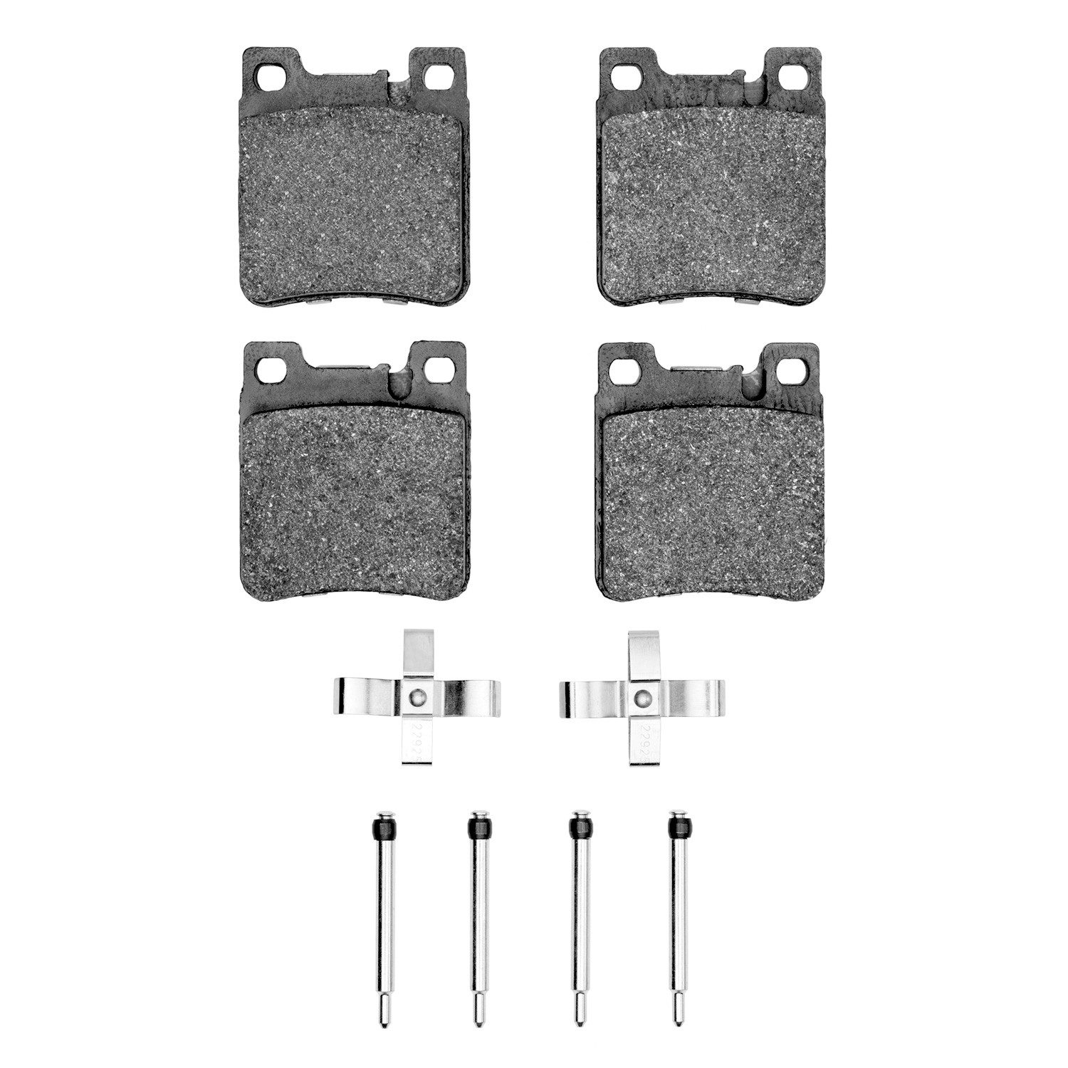 Dynamic Friction 5000 Advance Brake Pads With Hardware - 1551-0603-03