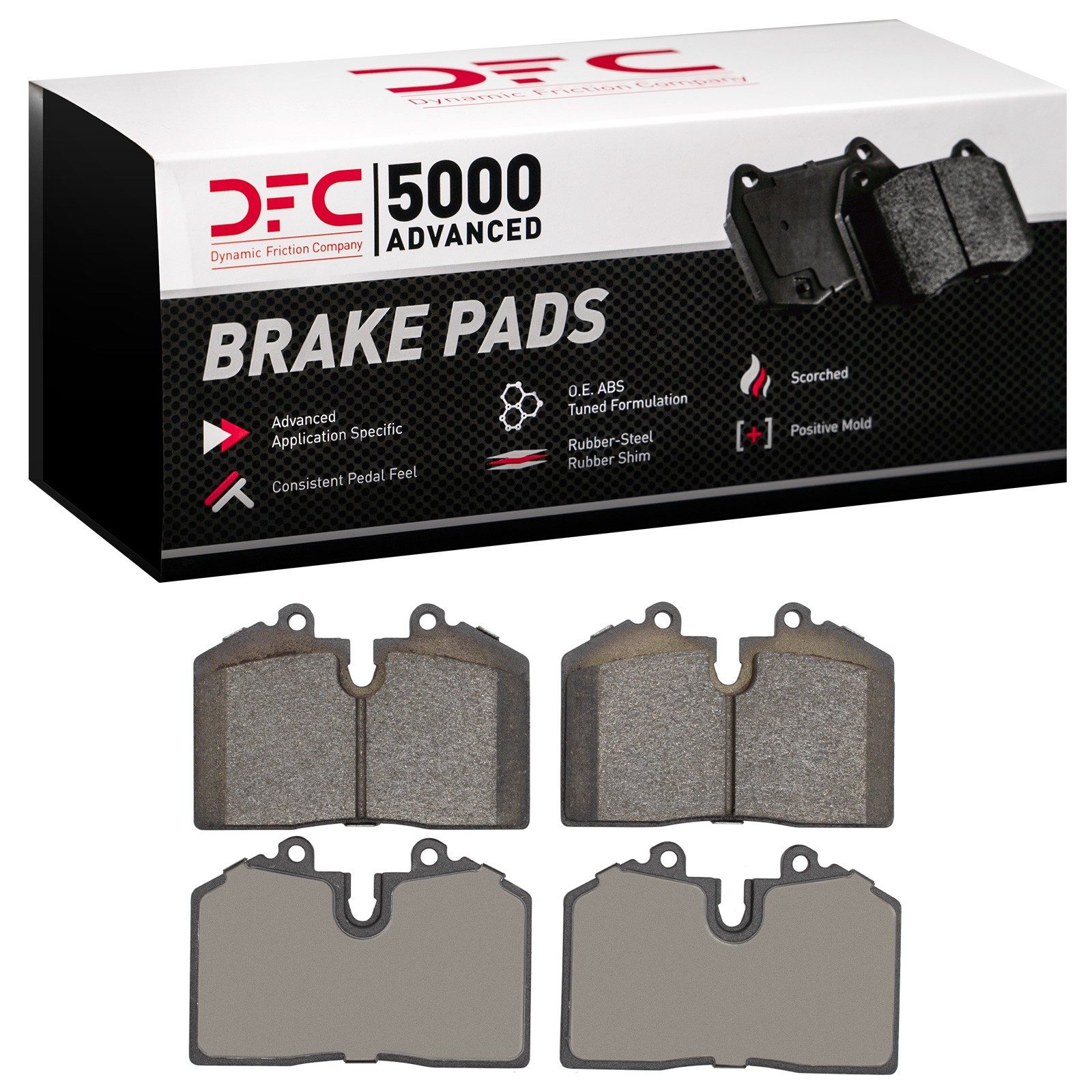 Dynamic Friction 5000 Advanced Brake Pads Without Hardware - 1551-0608-00 — image 2