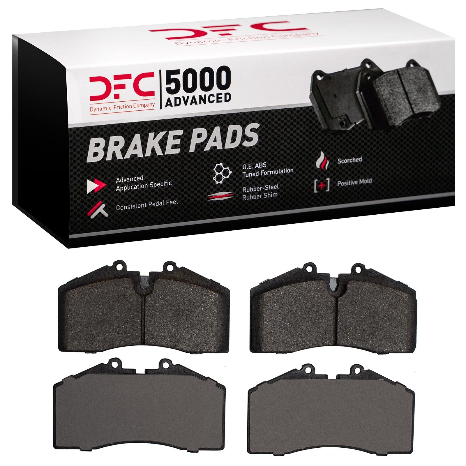 DFC 5000 Advanced Low-Metallic Brake Pads (4 Pads) — image 3