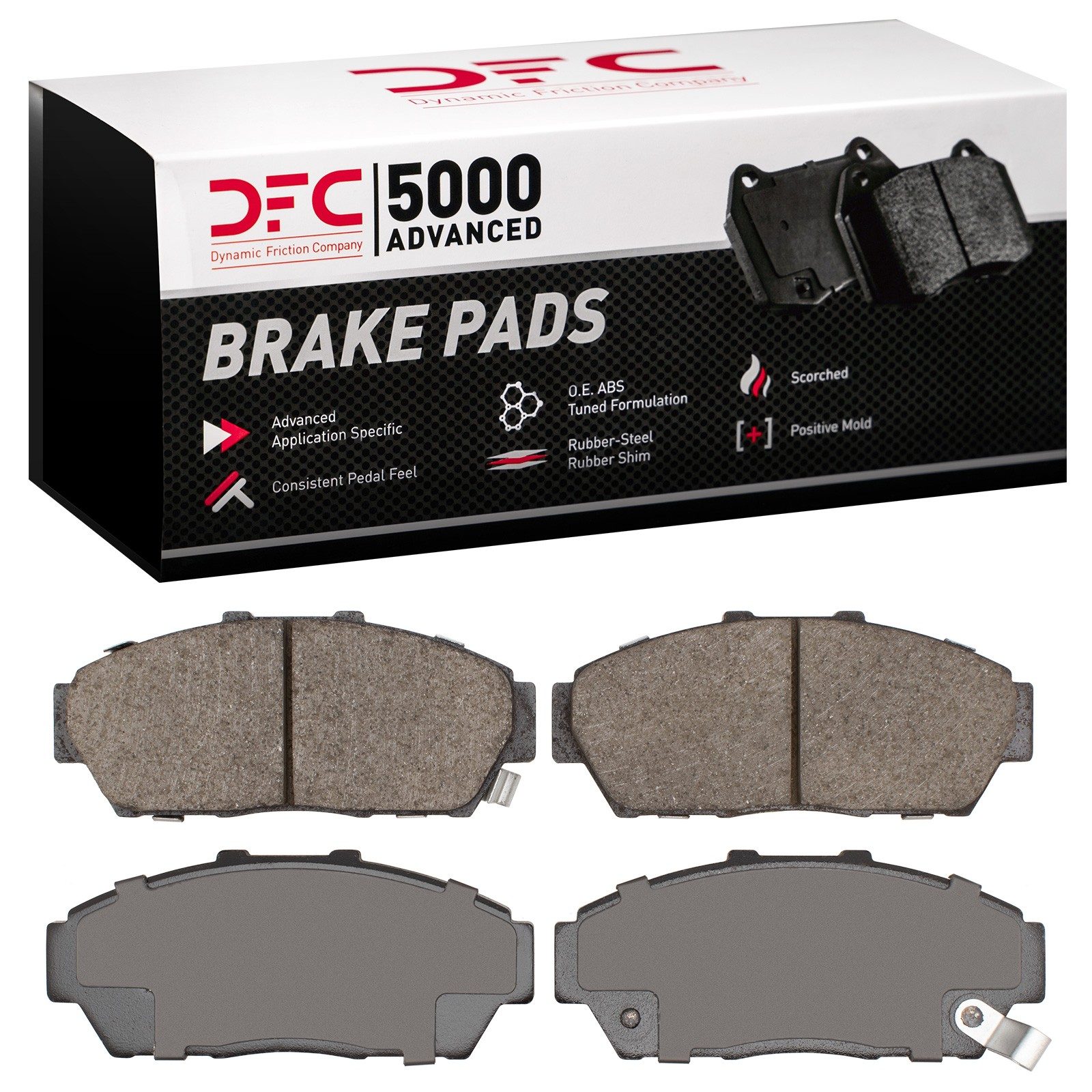 DFC Front 5000 Advanced Ceramic Brake Pads (4 Pads) — image 2