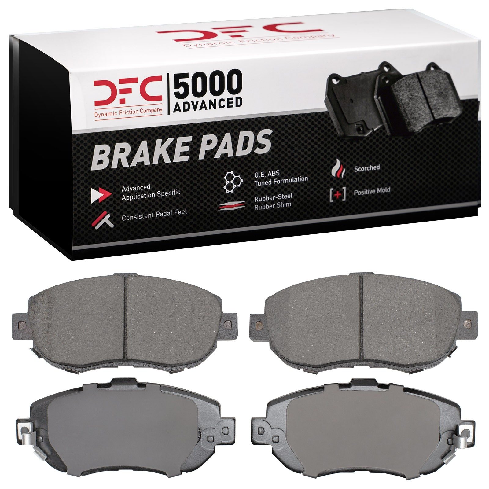 DFC 5000 Advanced Ceramic Brake Pads (4 Pads) — image 2