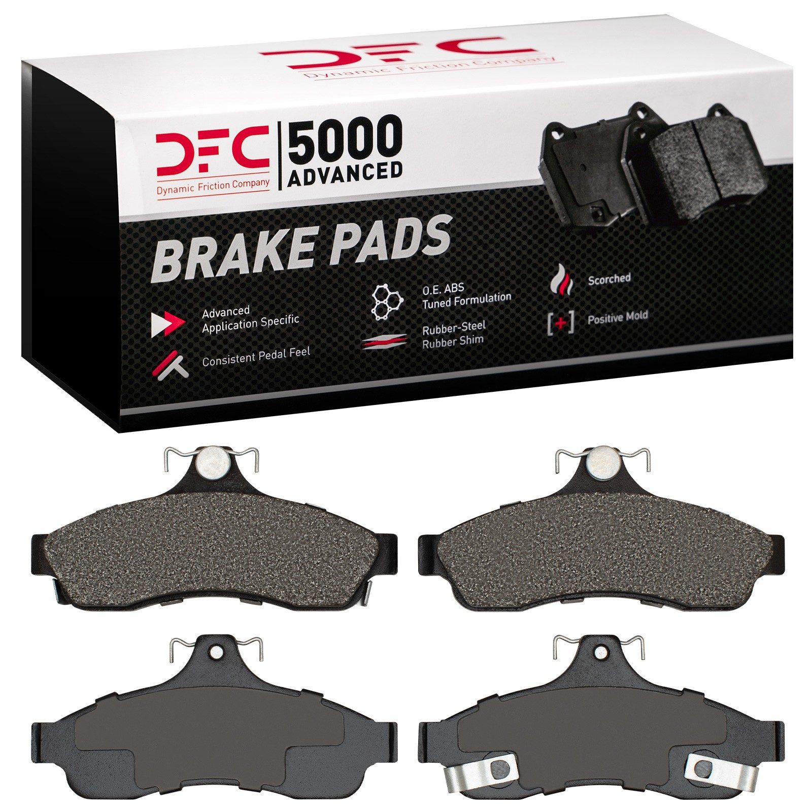 DFC Rear 5000 Advanced Semi-Metallic Brake Pads (4 Pads) — image 2