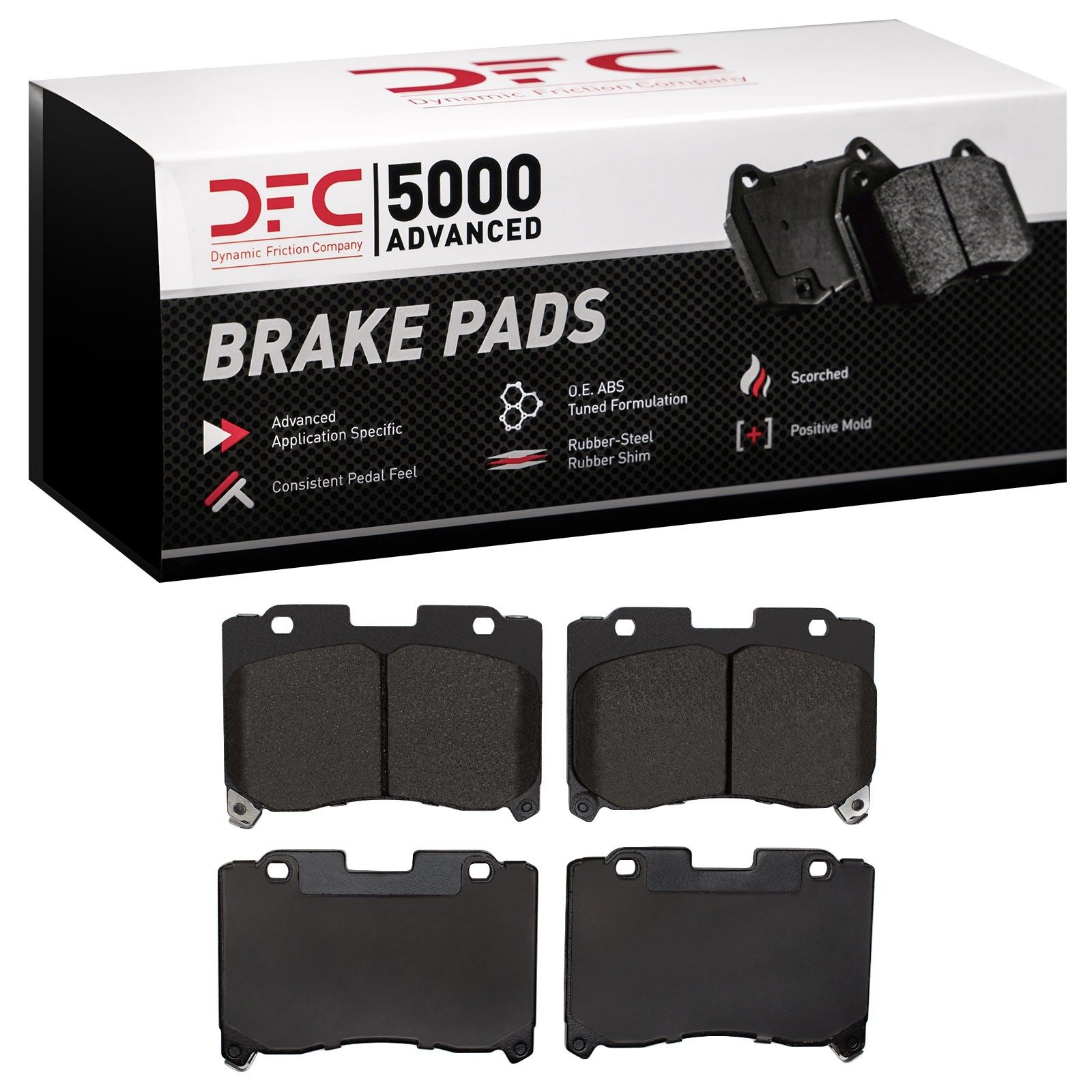 DFC 5000 Advanced Ceramic Brake Pads (4 Pads) — image 2