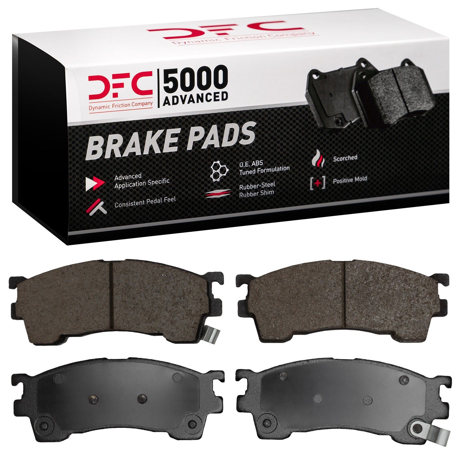 Dynamic Friction 5000 Advanced Brake Pads Without Hardware - 1551-0637-00 — image 3