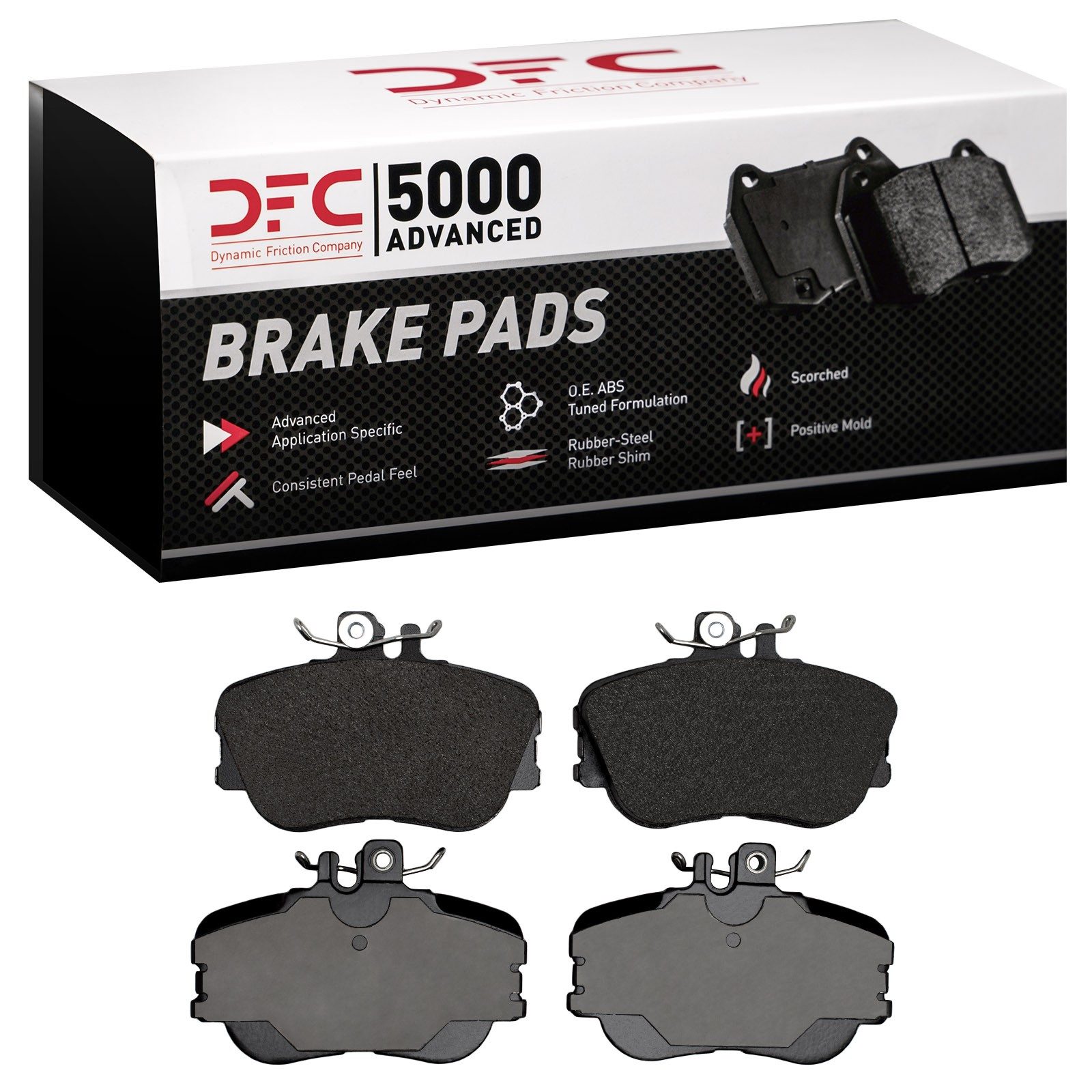 DFC 5000 Advanced Low-Metallic Brake Pads (4 Pads) — image 2