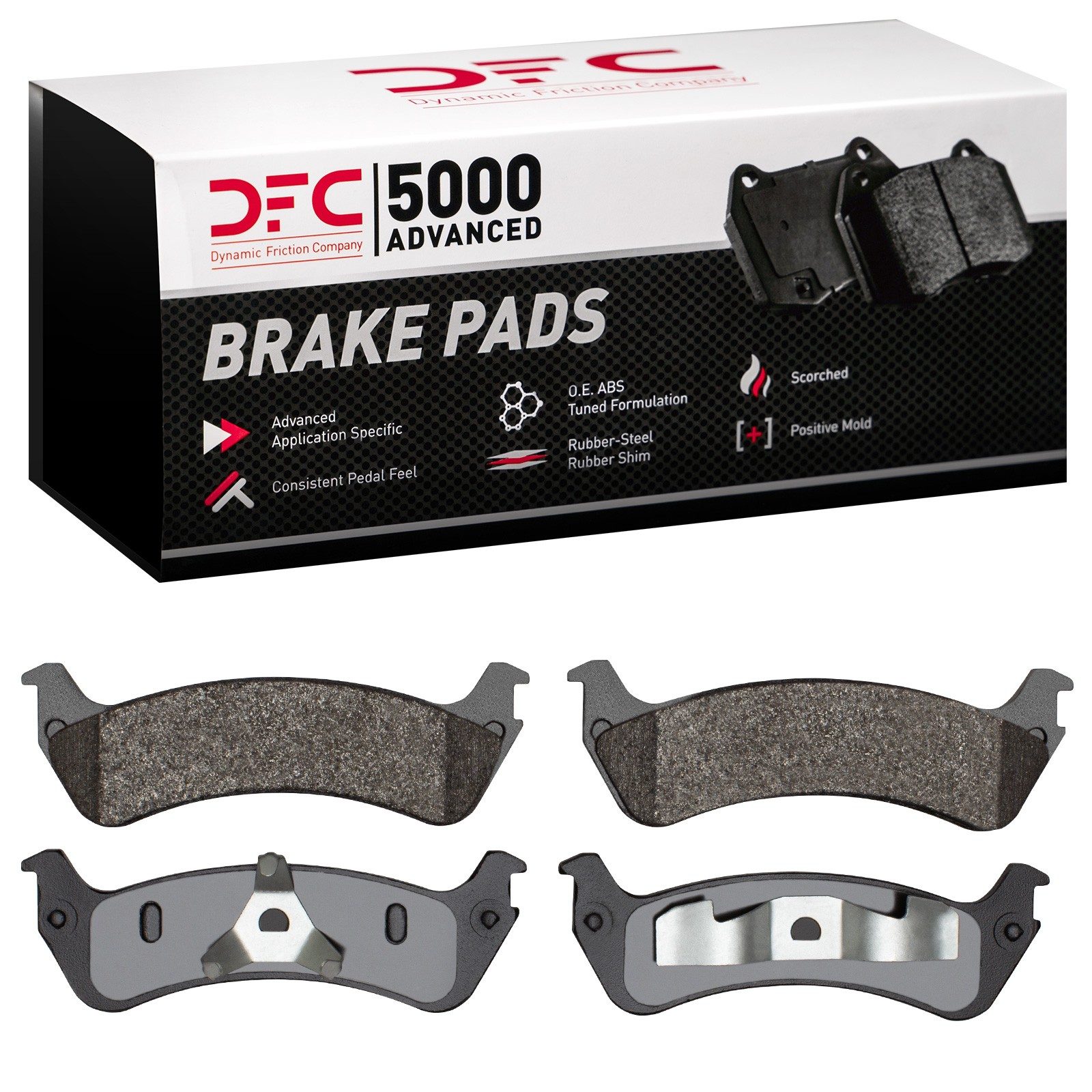 Dynamic Friction 5000 Advanced Brake Pads Without Hardware - 1551-0667-00 — image 2