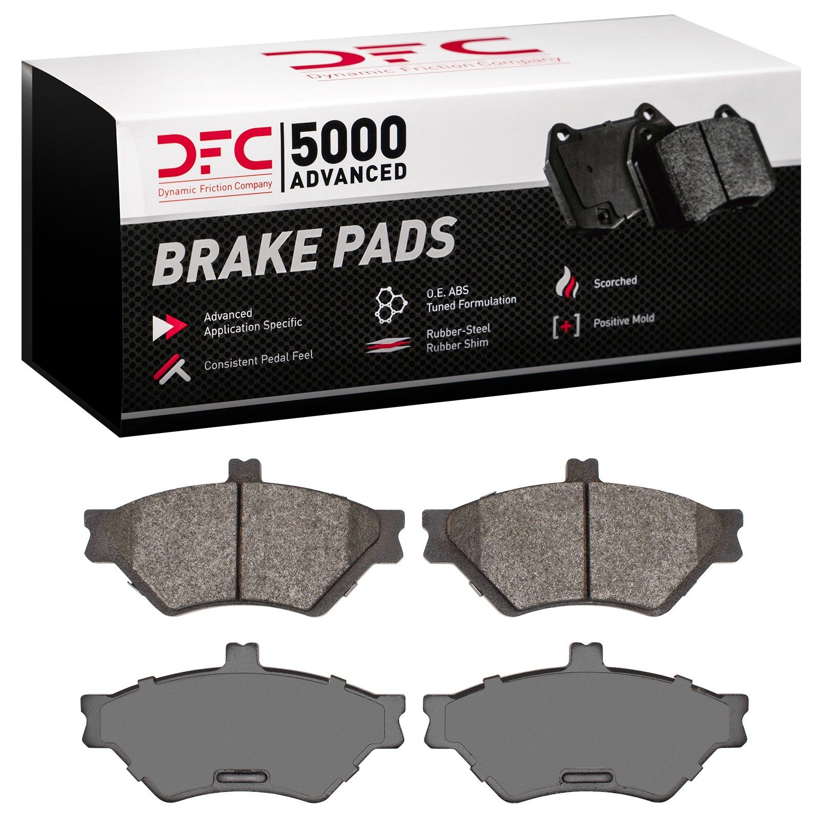Dynamic Friction 5000 Advanced Brake Pads Without Hardware - 1551-0678-00 — image 3