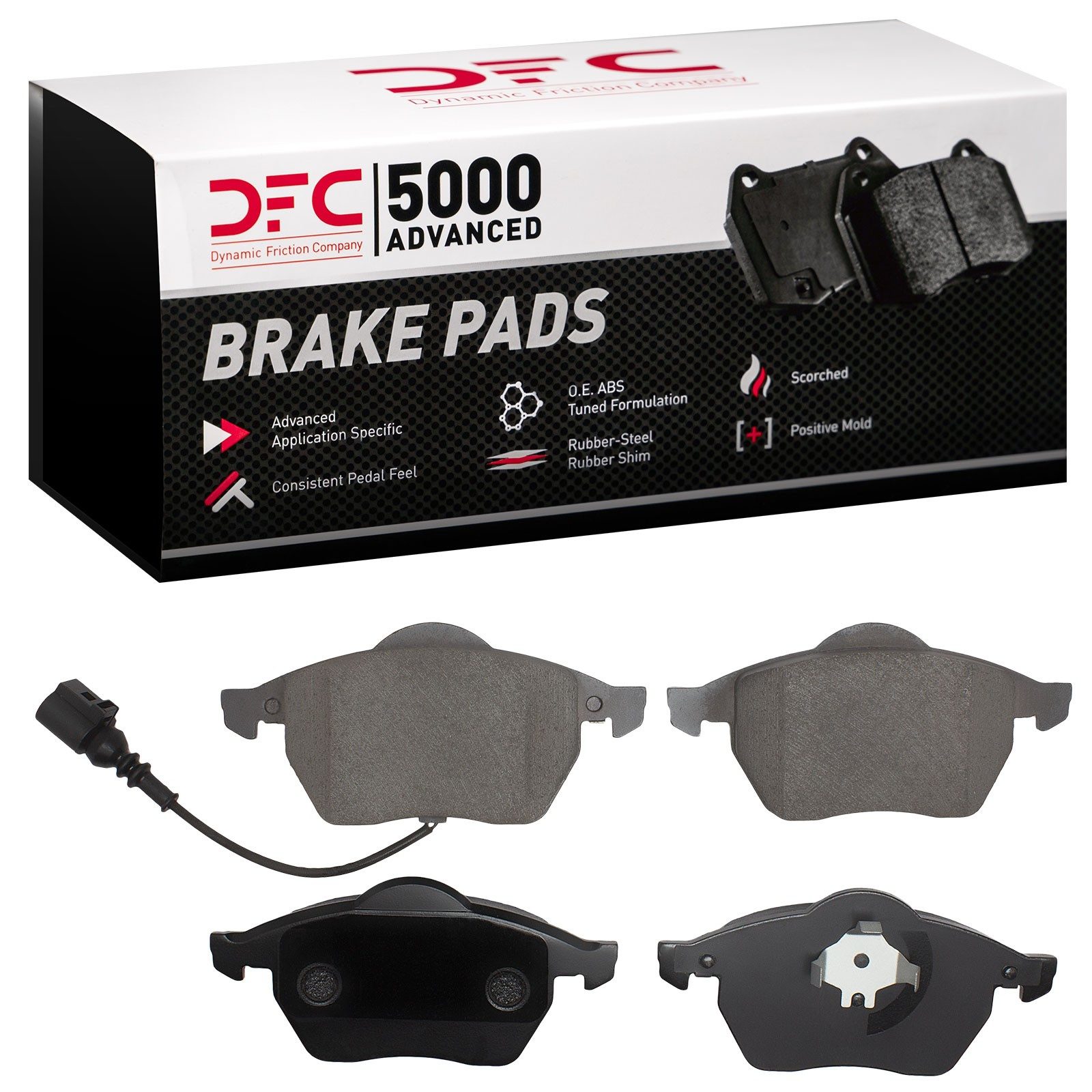 DFC 5000 Advanced Ceramic Brake Pads (4 Pads) — image 2