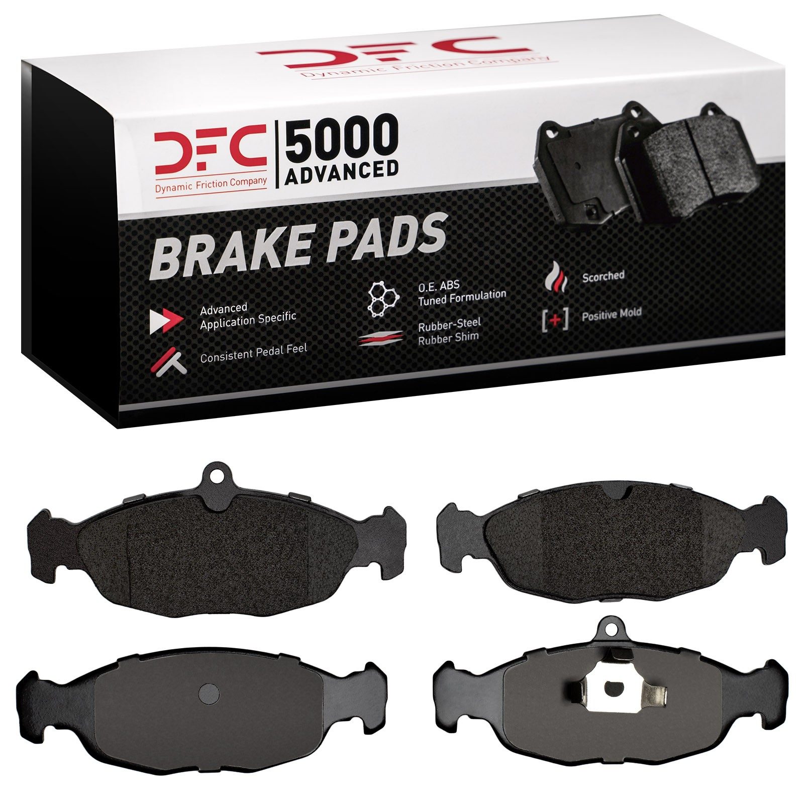 DFC Front 5000 Advanced Low-Metallic Brake Pads (4 Pads) — image 2