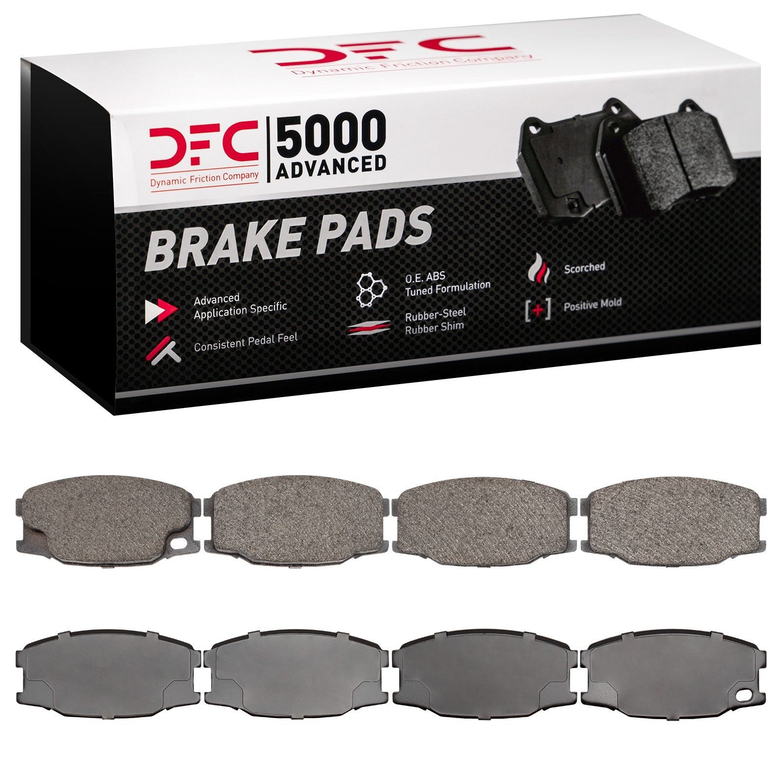 Dynamic Friction 5000 Advanced Brake Pads Without Hardware - 1551-0734-00 — image 2