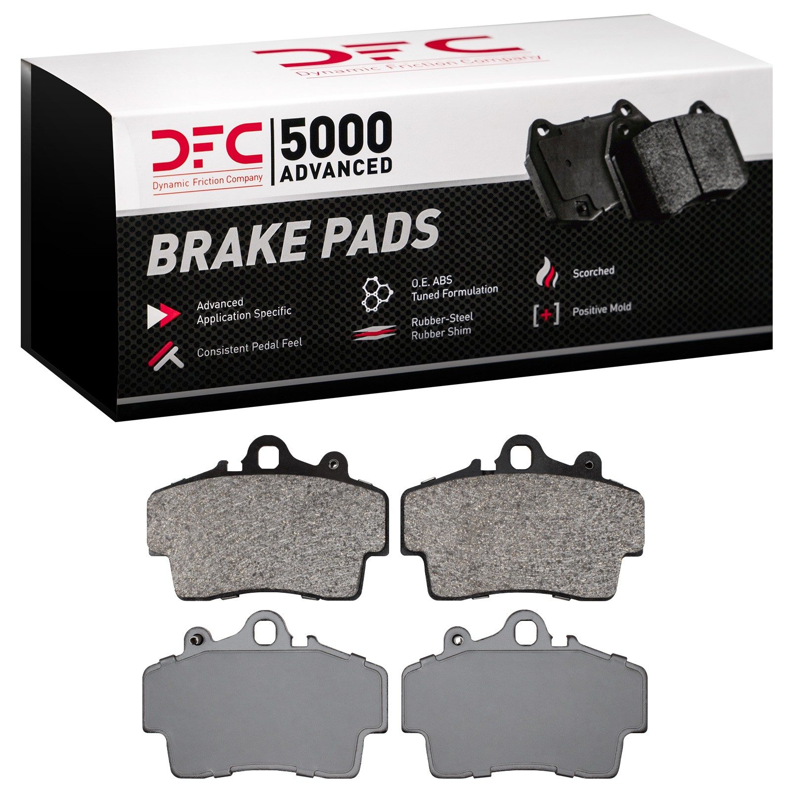 Dynamic Friction 5000 Advanced Brake Pads Without Hardware - 1551-0737-00 — image 2