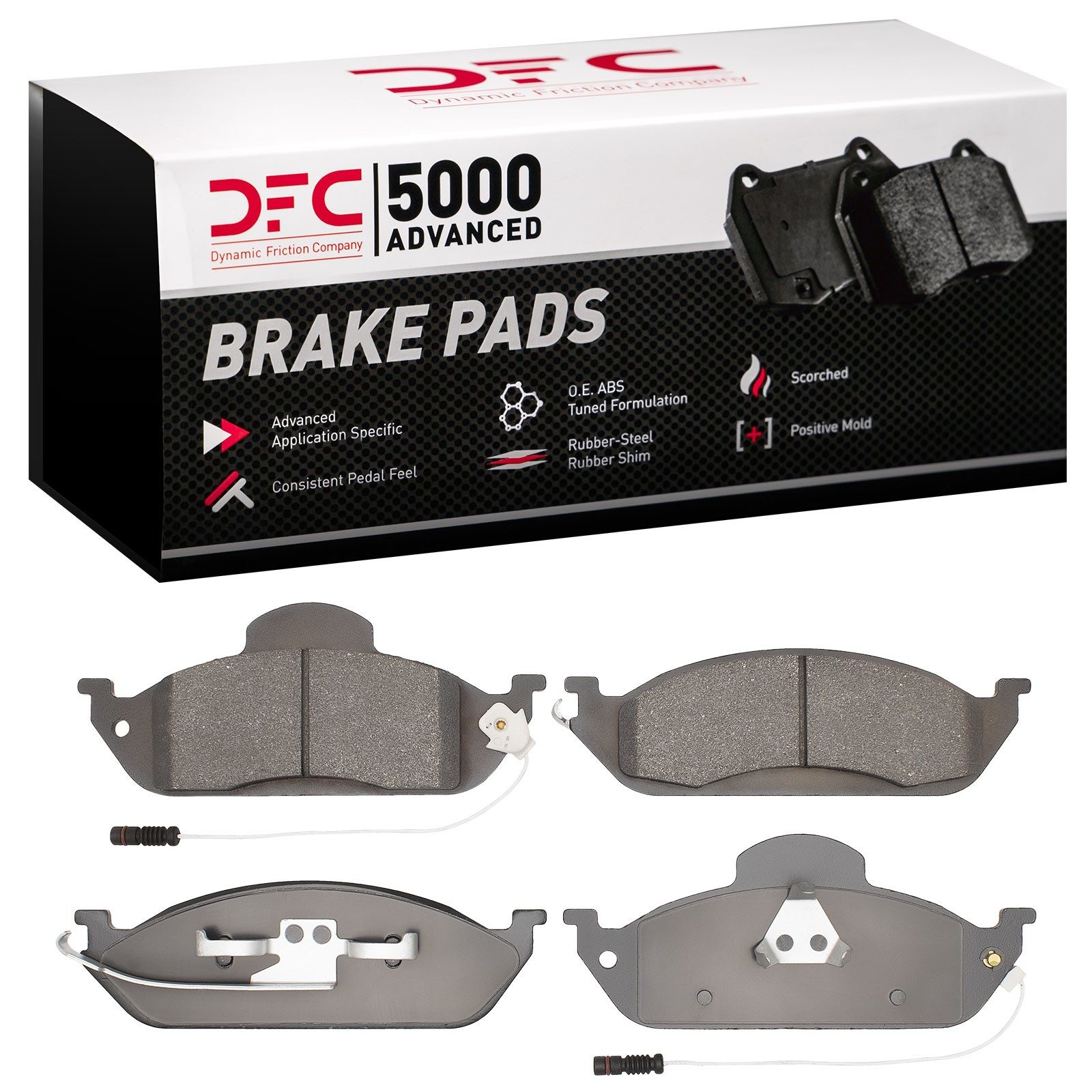 Dynamic Friction 5000 Advanced Brake Pads Without Hardware - 1551-0760-00 — image 2