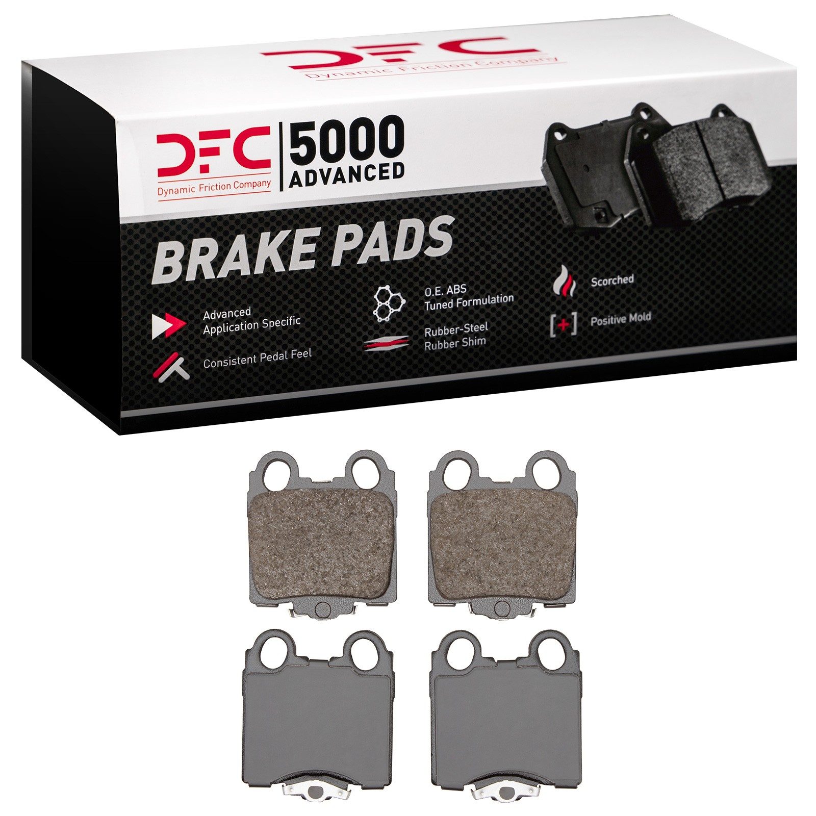 Dynamic Friction 5000 Advanced Brake Pads Without Hardware - 1551-0771-00 — image 2
