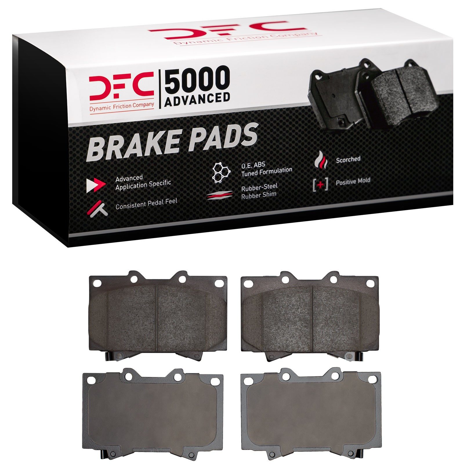 Dynamic Friction 5000 Advanced Brake Pads Without Hardware - 1551-0772-00 — image 2