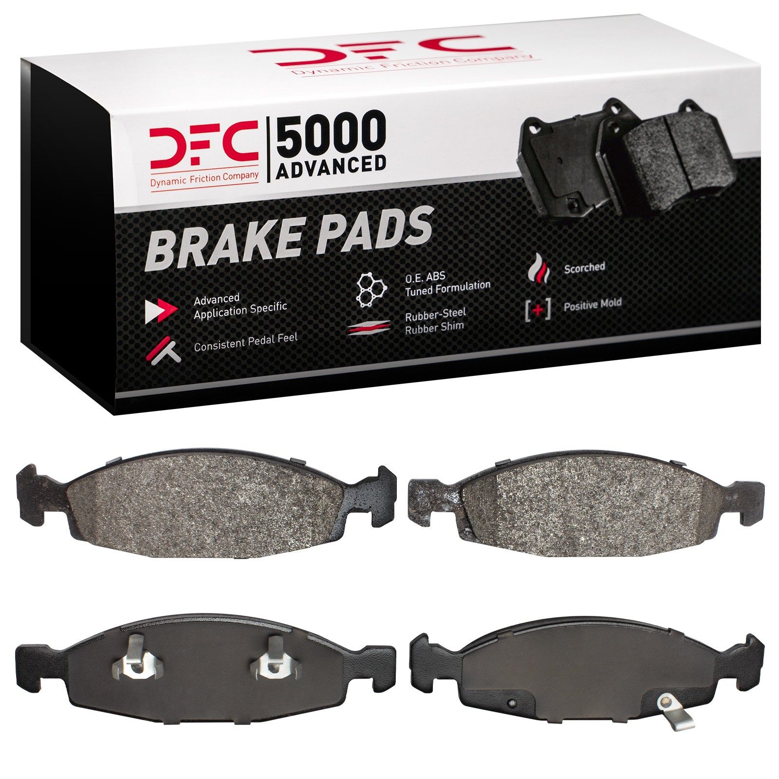 Dynamic Friction 5000 Advanced Brake Pads Without Hardware - 1551-0790-00 — image 2