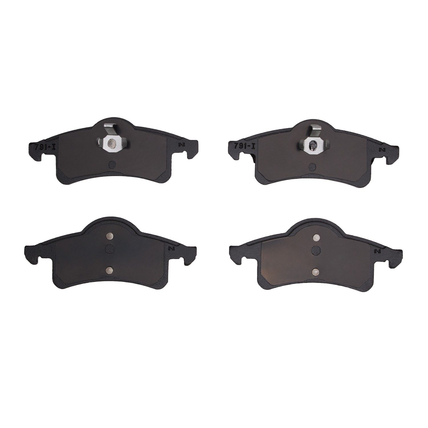 Dynamic Friction 5000 Advanced Brake Pads Without Hardware - 1551-0791-00