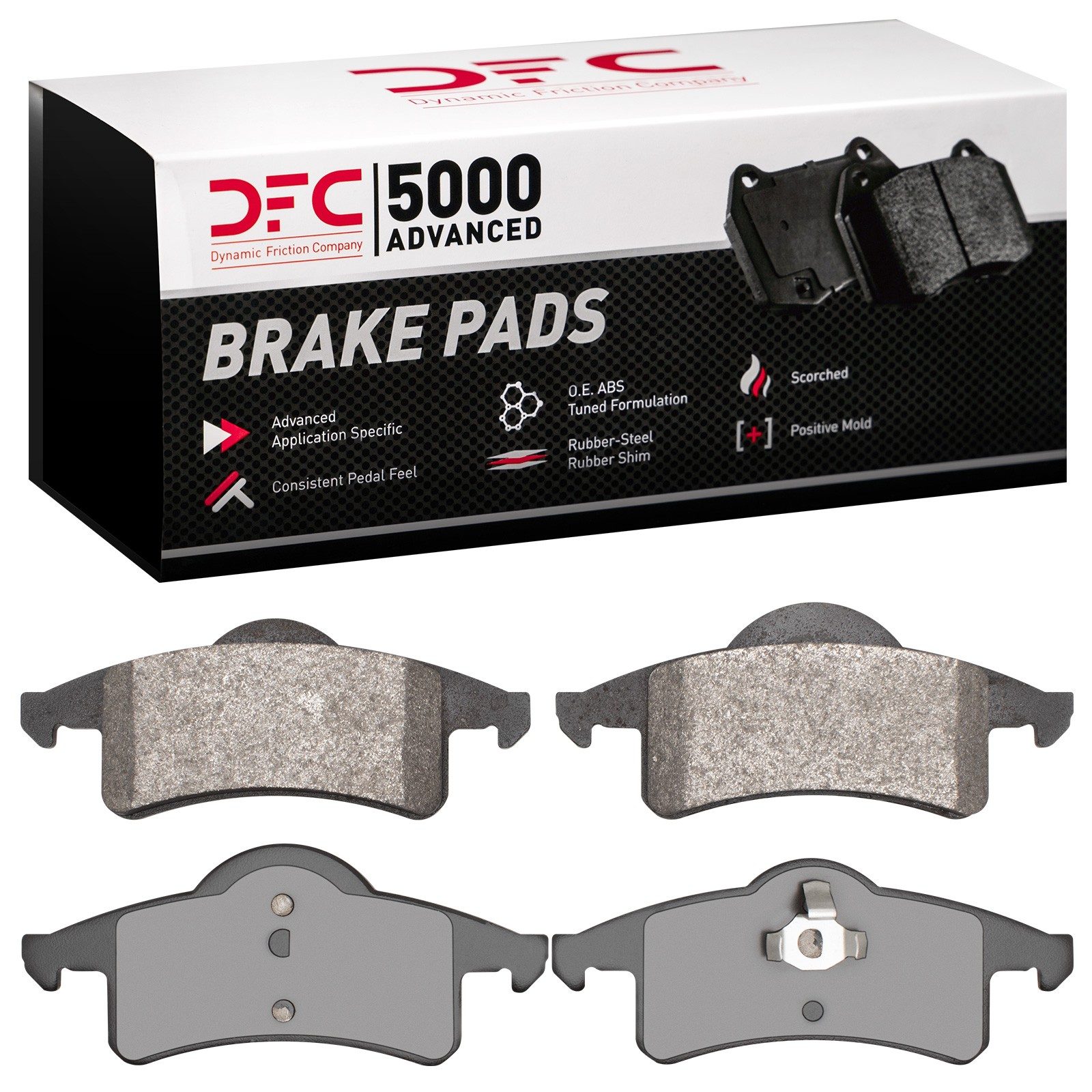 Dynamic Friction 5000 Advanced Brake Pads Without Hardware - 1551-0791-00 — image 3