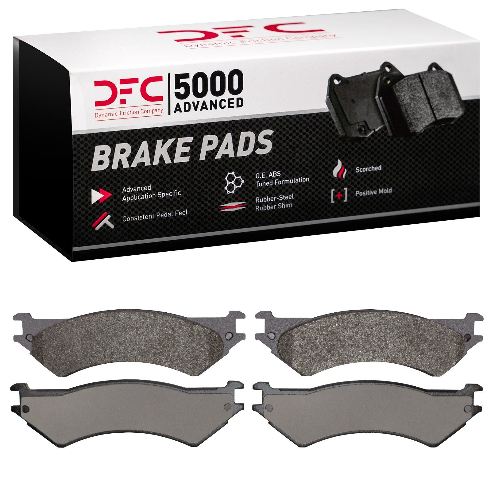 Dynamic Friction 5000 Advanced Brake Pads Without Hardware - 1551-0802-00 — image 3