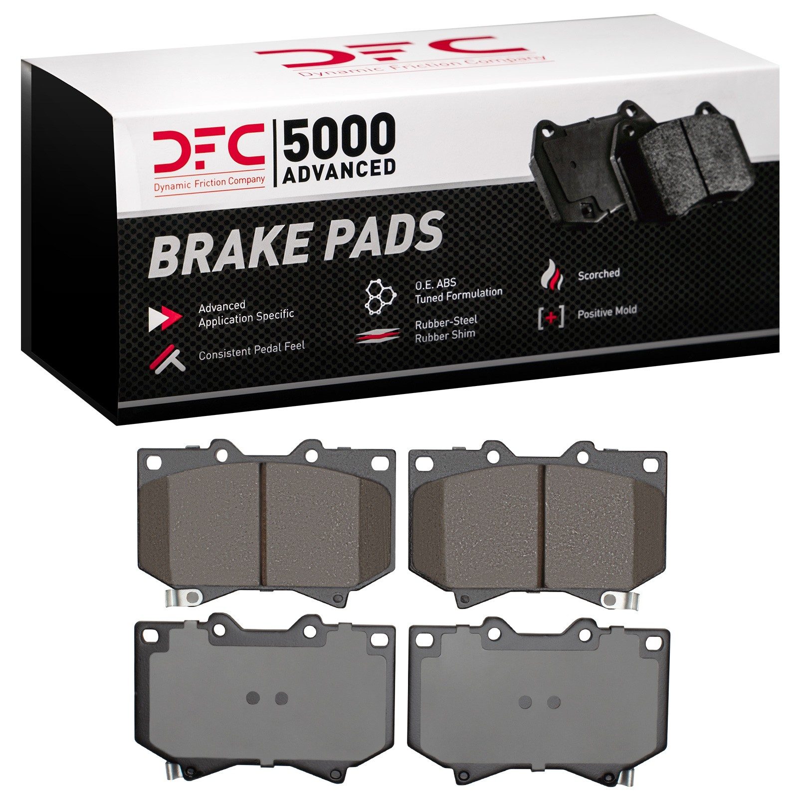 Dynamic Friction 5000 Advanced Brake Pads Without Hardware - 1551-0812-00 — image 3