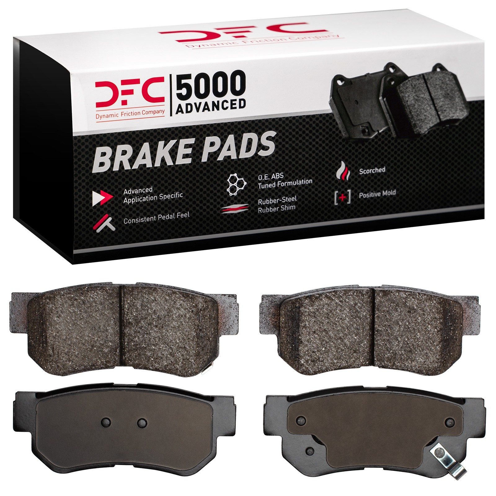 Dynamic Friction 5000 Advanced Brake Pads Without Hardware - 1551-0813-00 — image 2