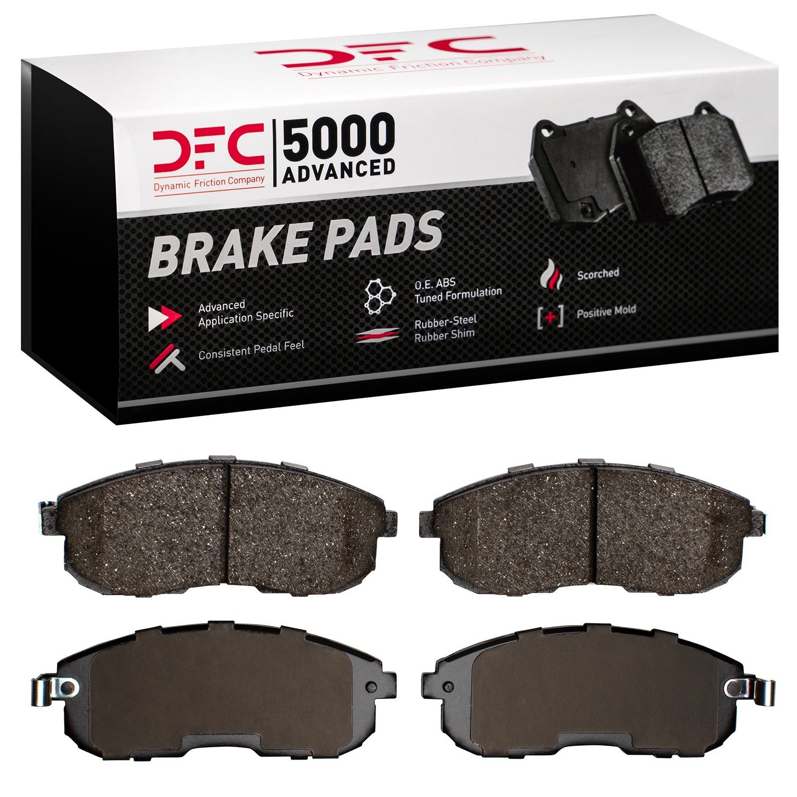 Dynamic Friction 5000 Advanced Brake Pads Without Hardware - 1551-0815-00 — image 2