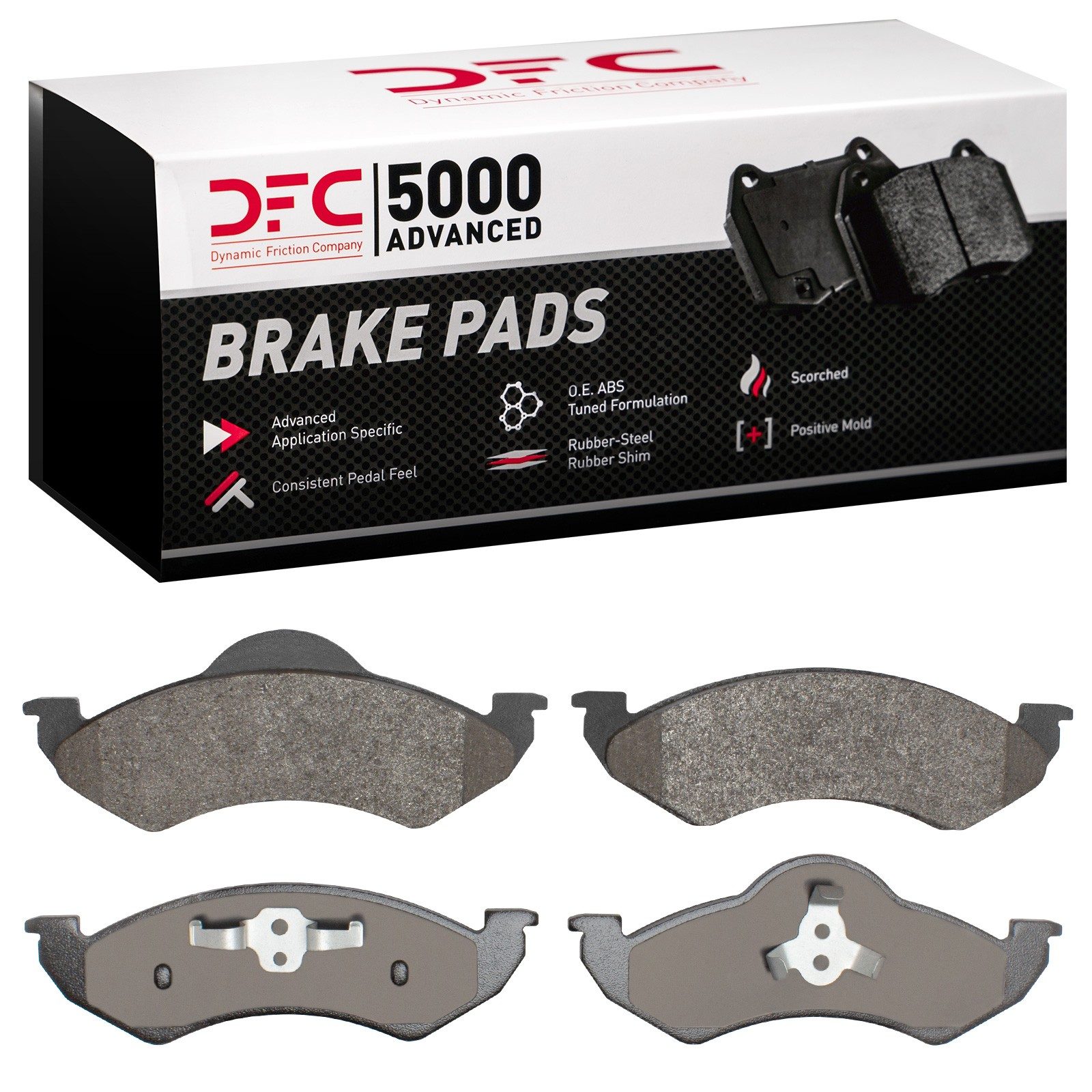 DFC Front 5000 Advanced Semi-Metallic Brake Pads (4 Pads) — image 2